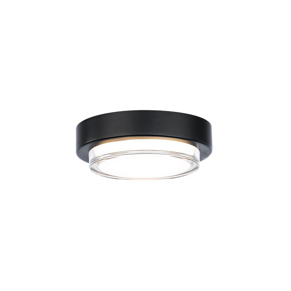 Black Aluminum LED Indoor/Outdoor Flush Mount Light