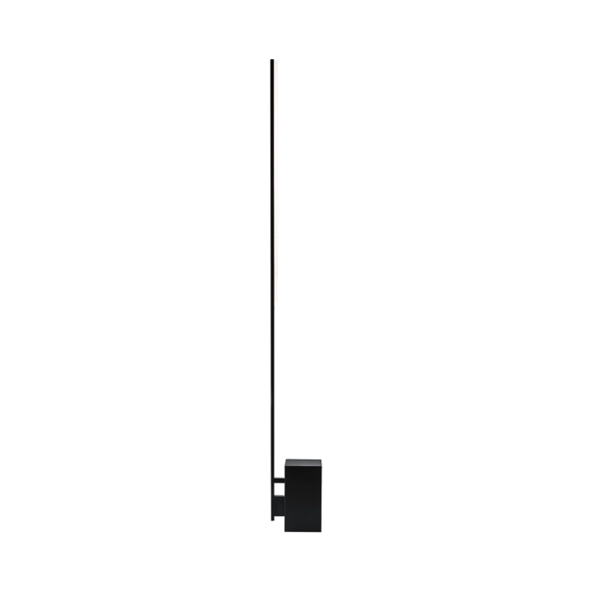 Nightshade Black Adjustable LED Floor Lamp with Shelf