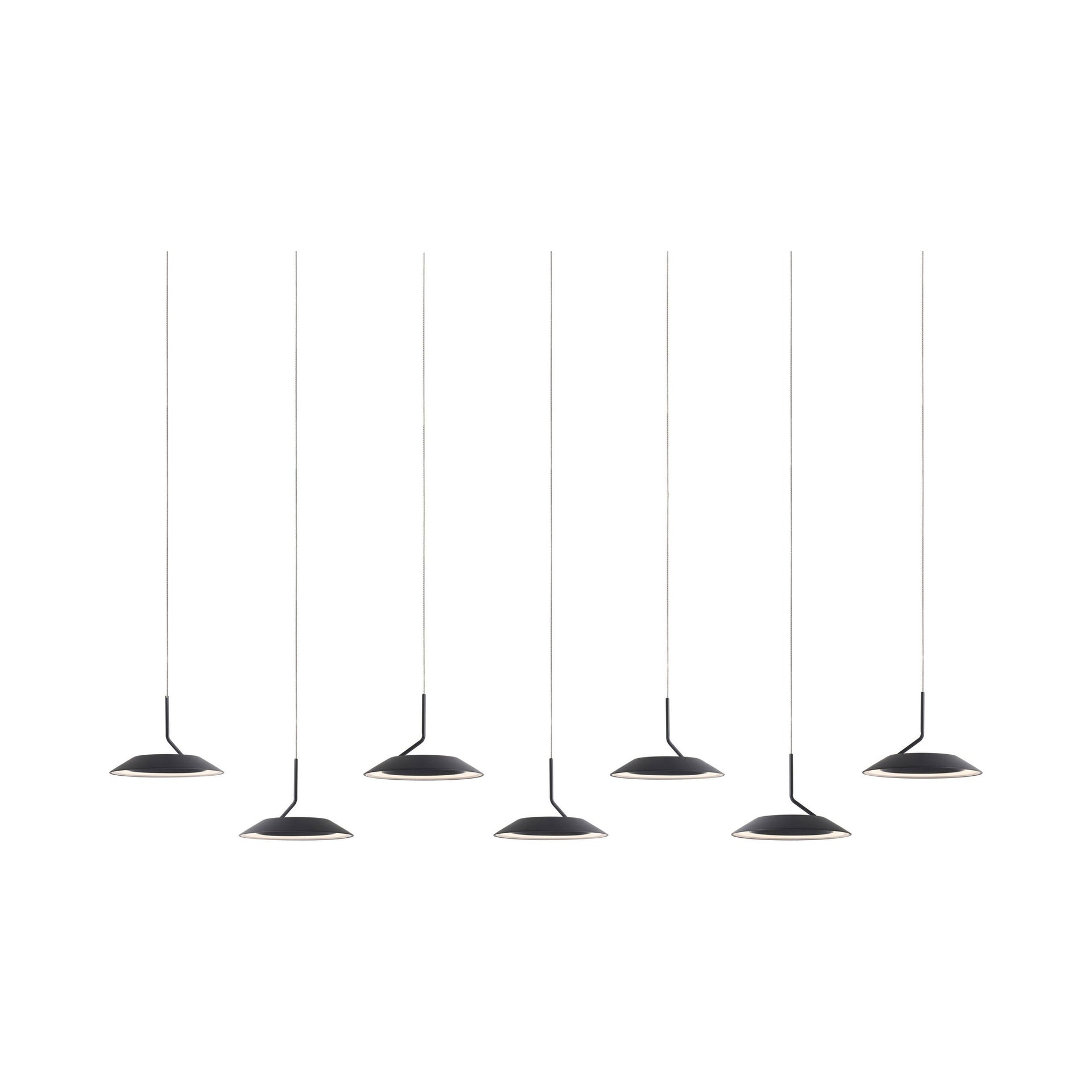 Royyo 7 - Light LED Cluster Pendant