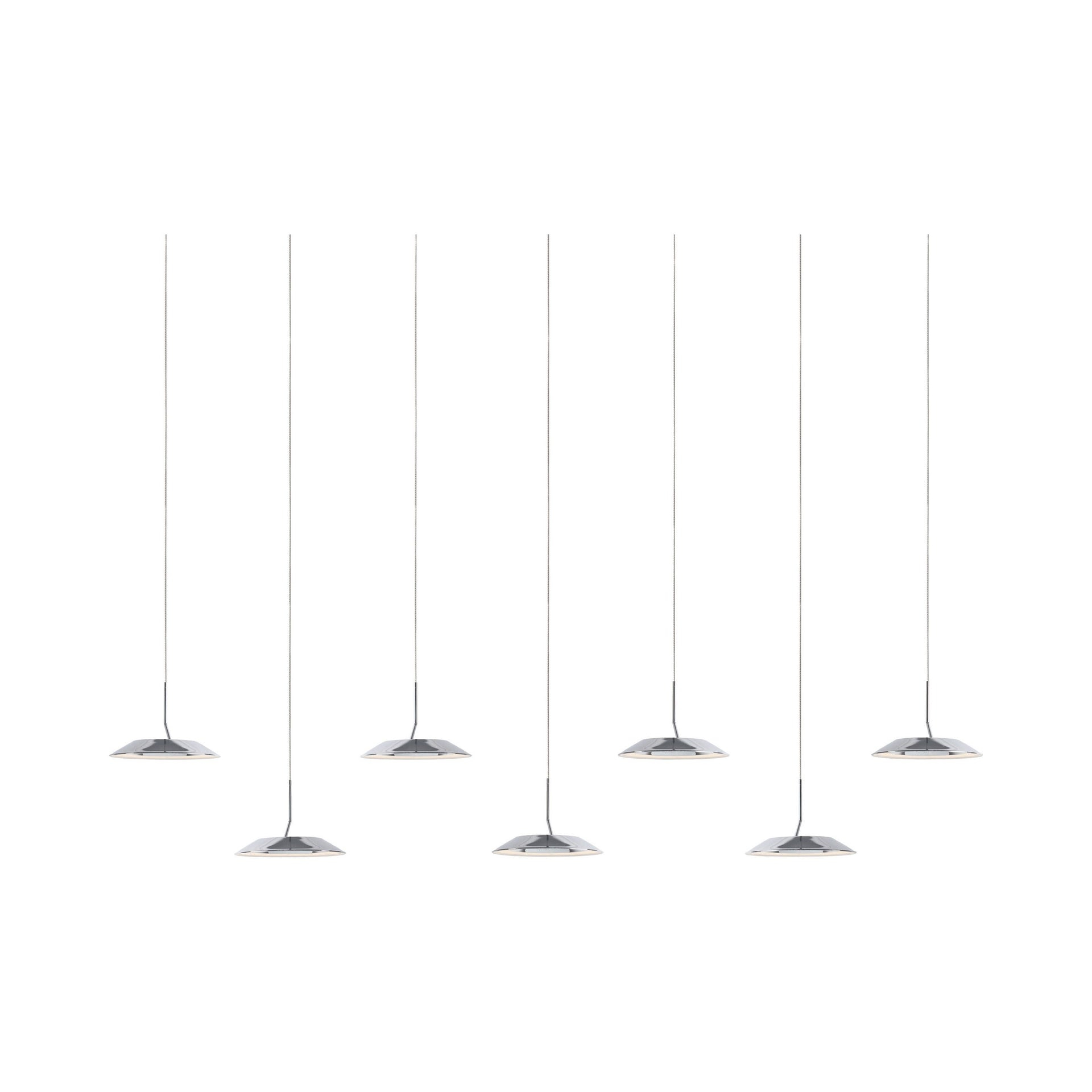 Royyo 7 - Light LED Cluster Pendant