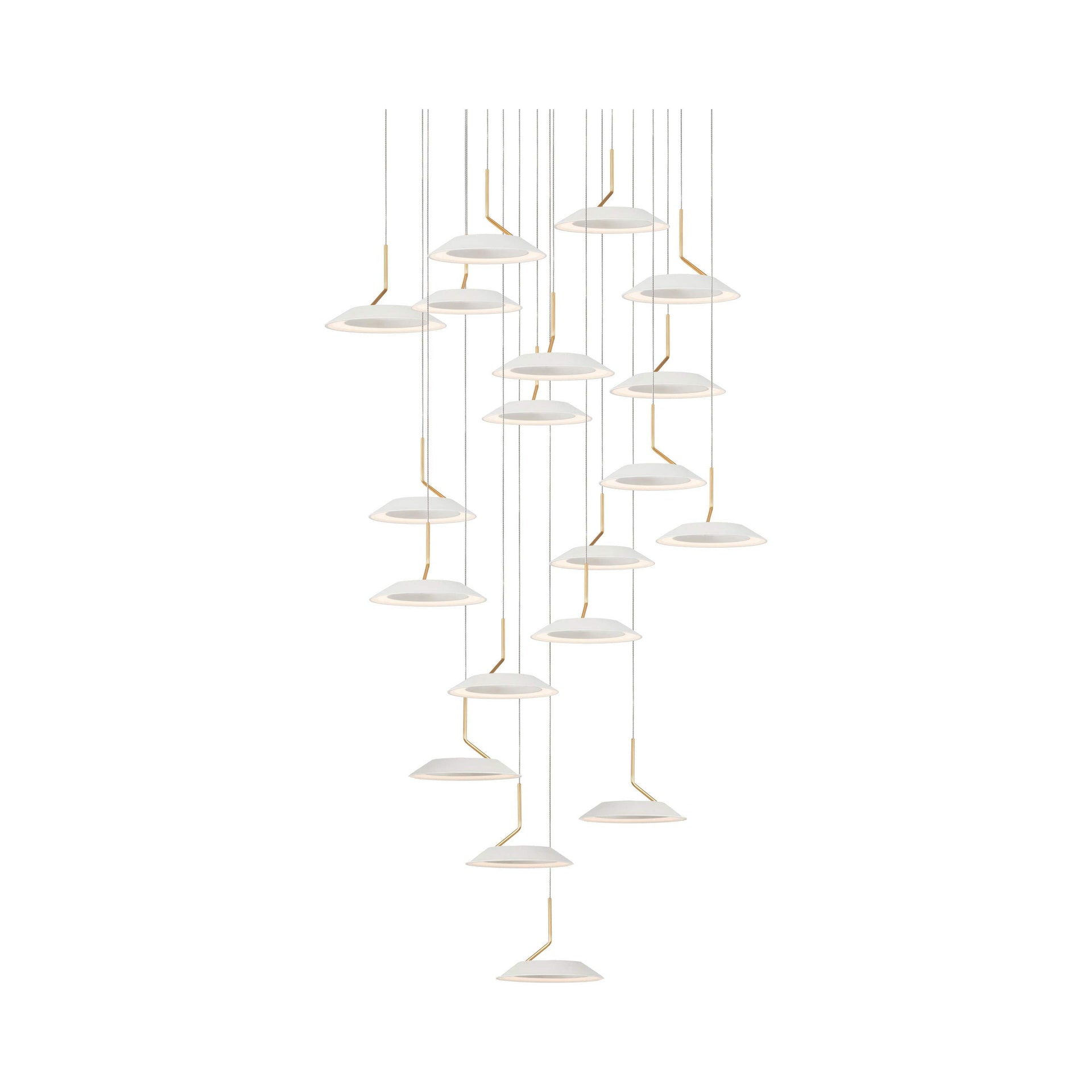 Royyo 19 - Light LED Cluster Pendant