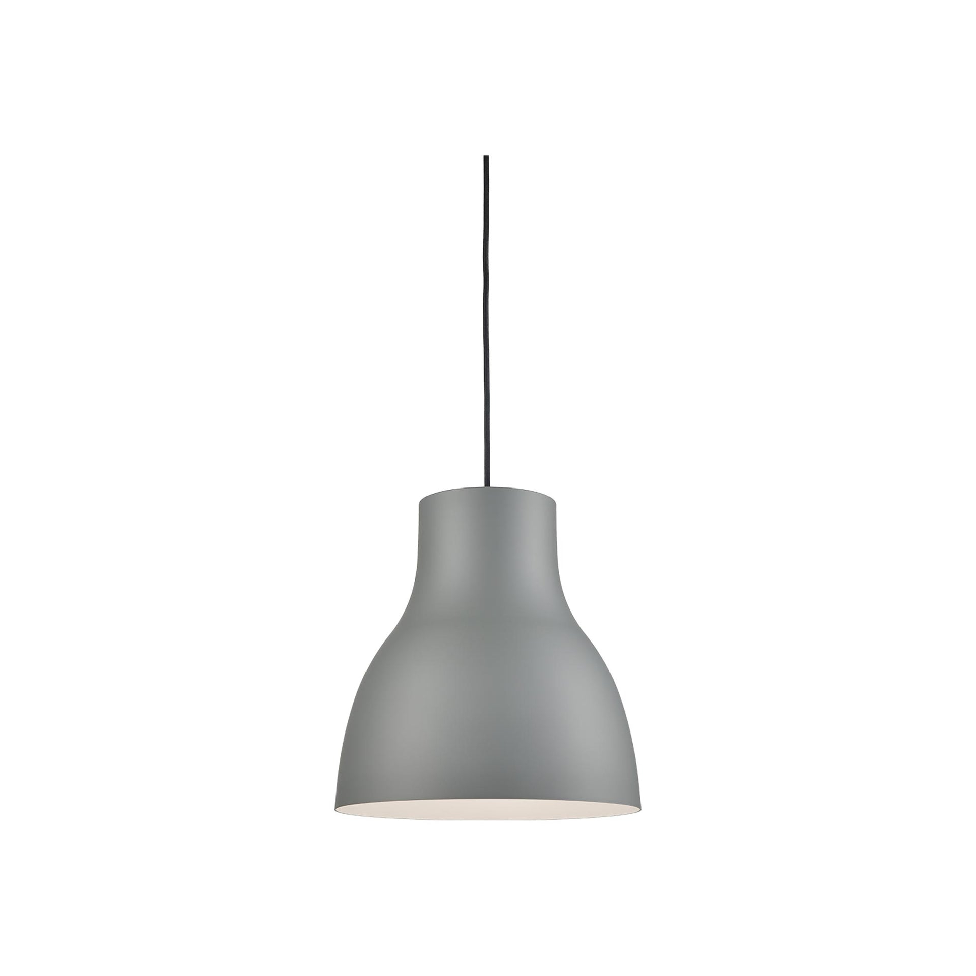 Gray Aluminum 16" Modern Pendant Light