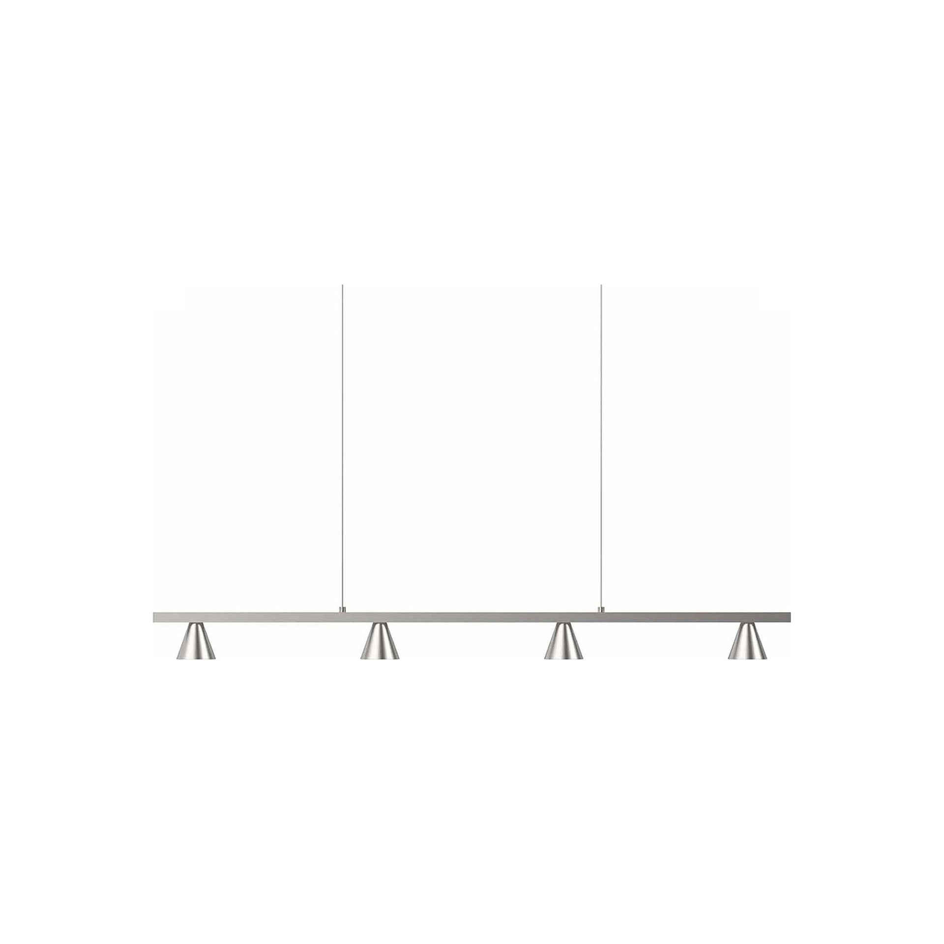 Dune Series Brushed Nickel Linear LED Pendant Light