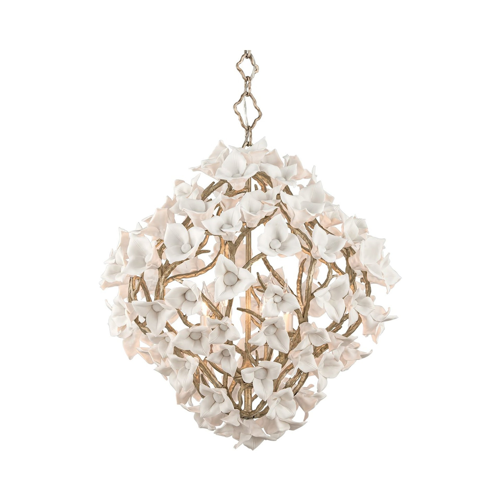 Corbett Lighting Lily 6 - Light Unique Geometric Pendant