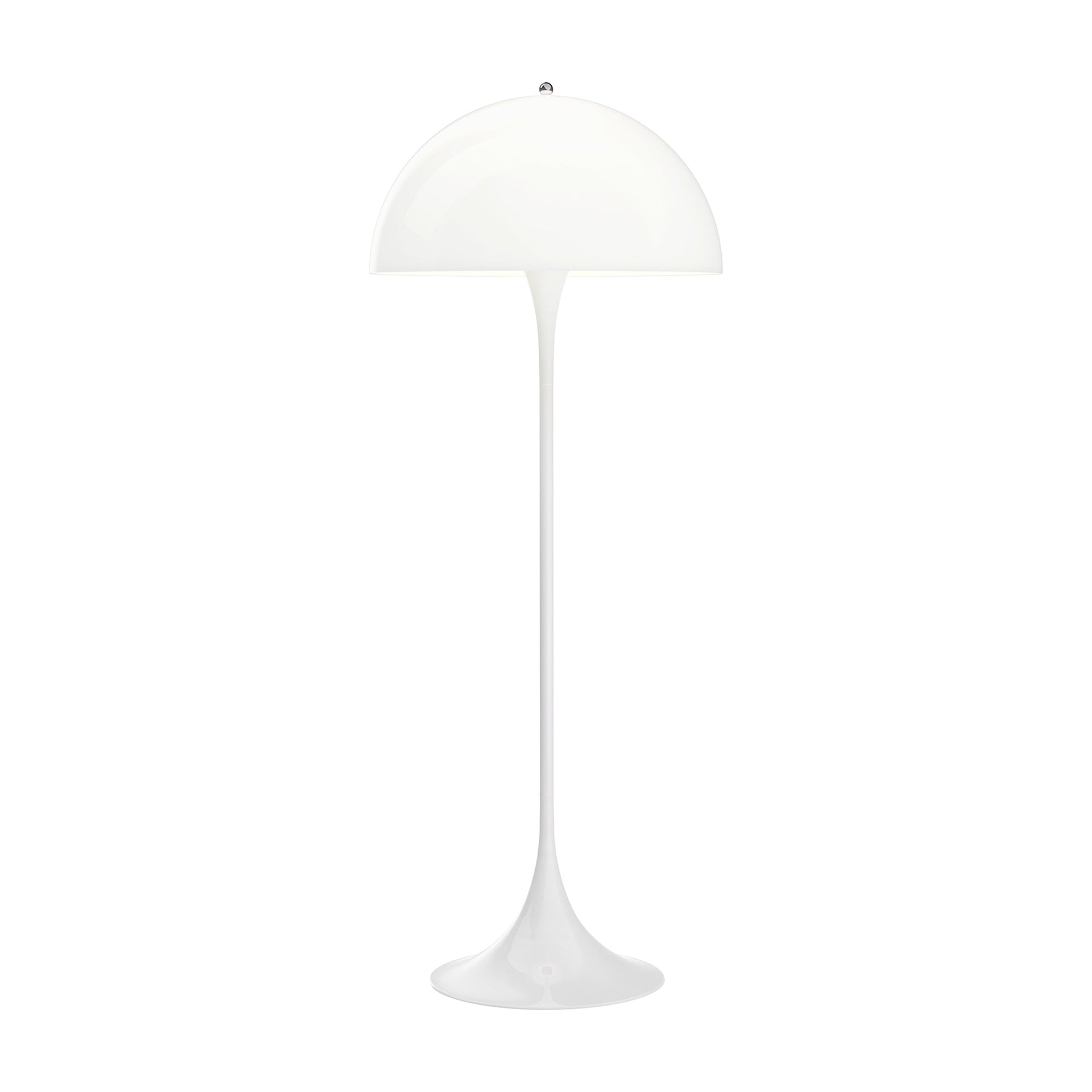 Panthella White Opal Acrylic Floor Lamp