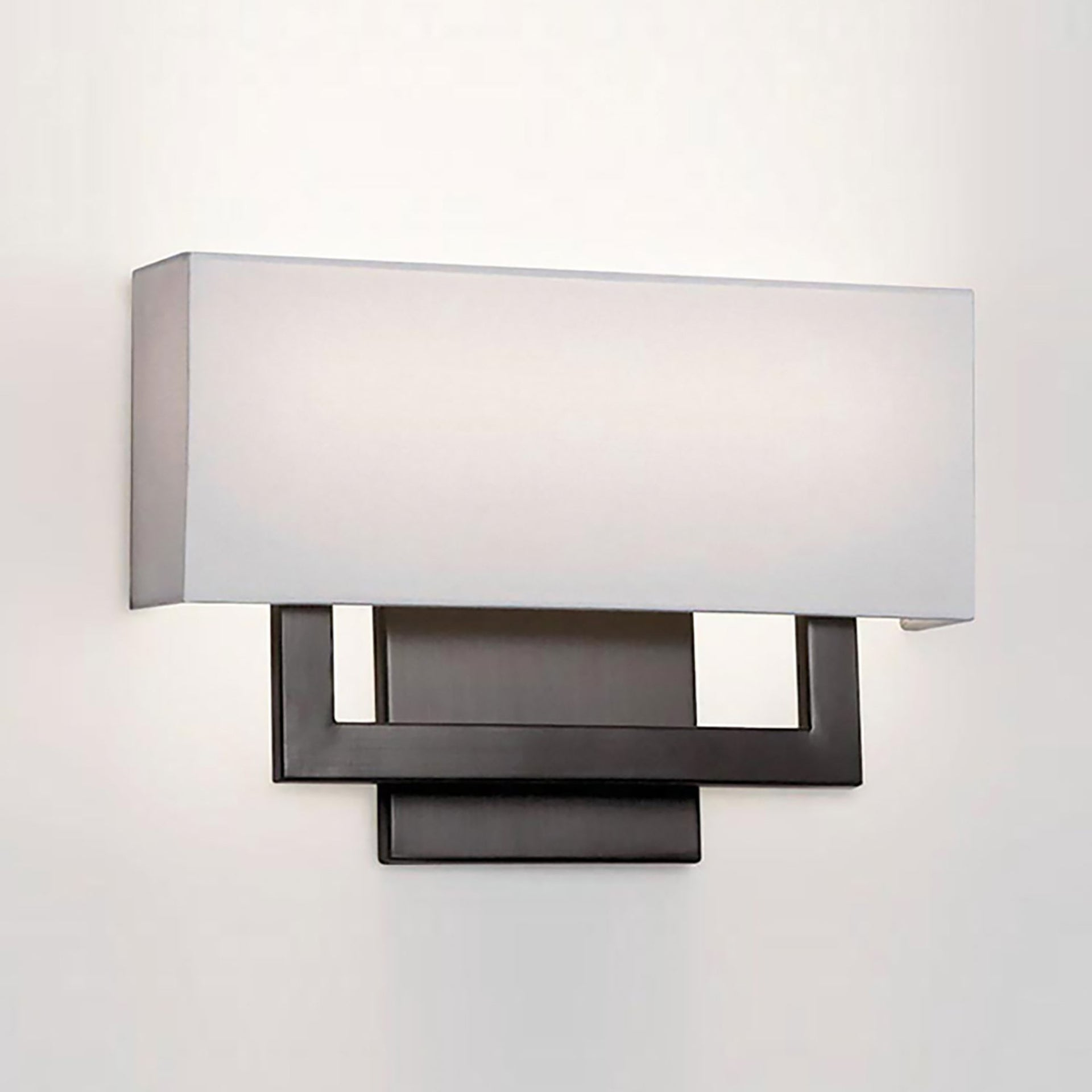 dweLED Manhattan 15-in W 1 -Light Brushed Bronze Integrated LED Wall Sconce