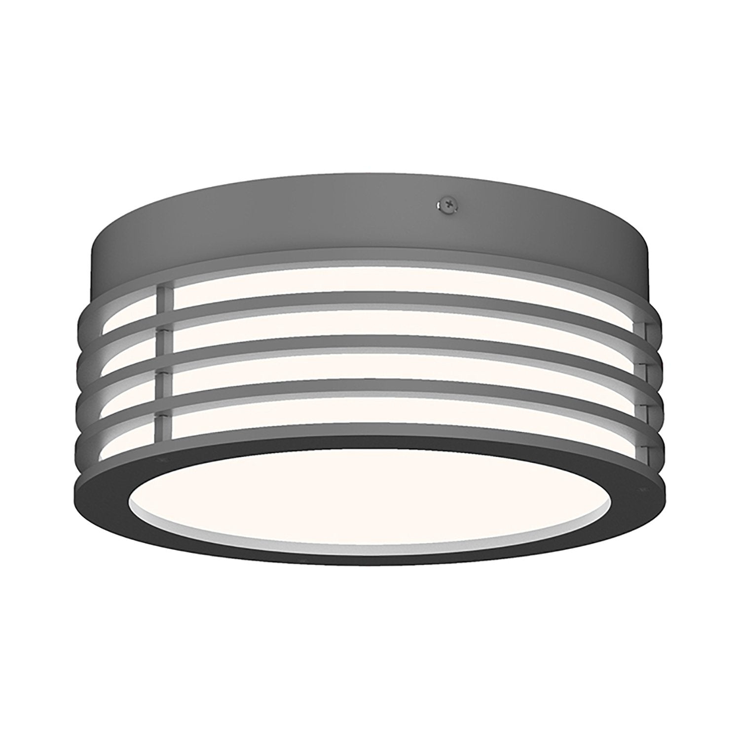 Marue Textured Gray and White LED Ceiling Light
