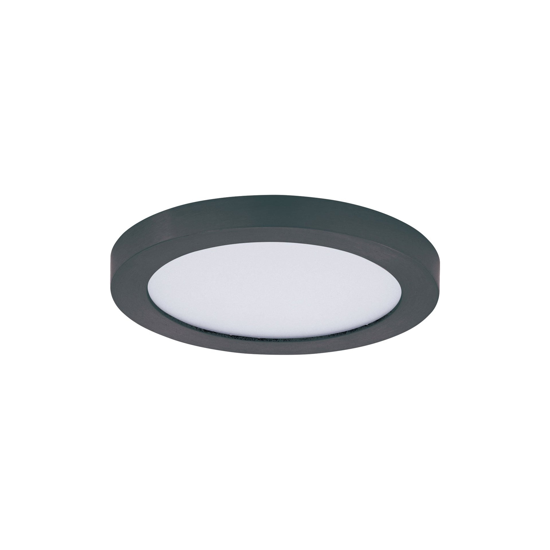 57690WTBK-Maxim Lighting-Chip - 5.25 Inch 12W 1 LED Round Flush Mount