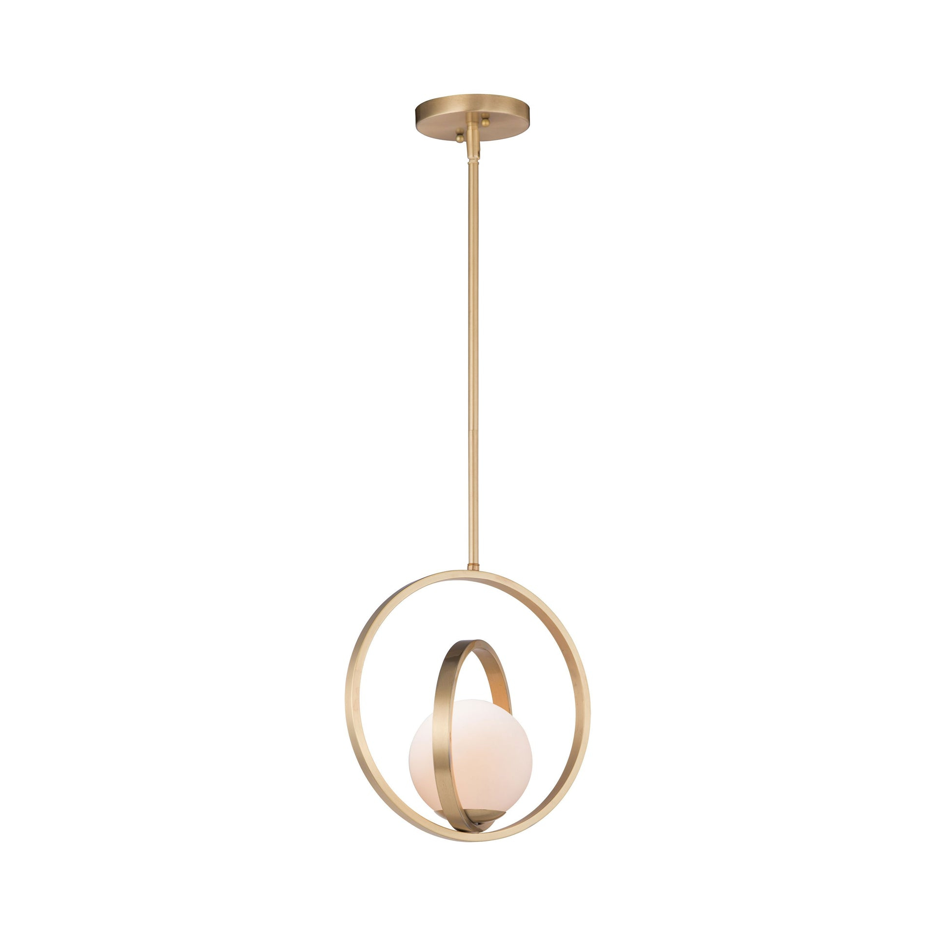 26052SWSBR-Maxim Lighting-Coronet - 12 Inch 1 Light Pendant-Satin Brass Finish