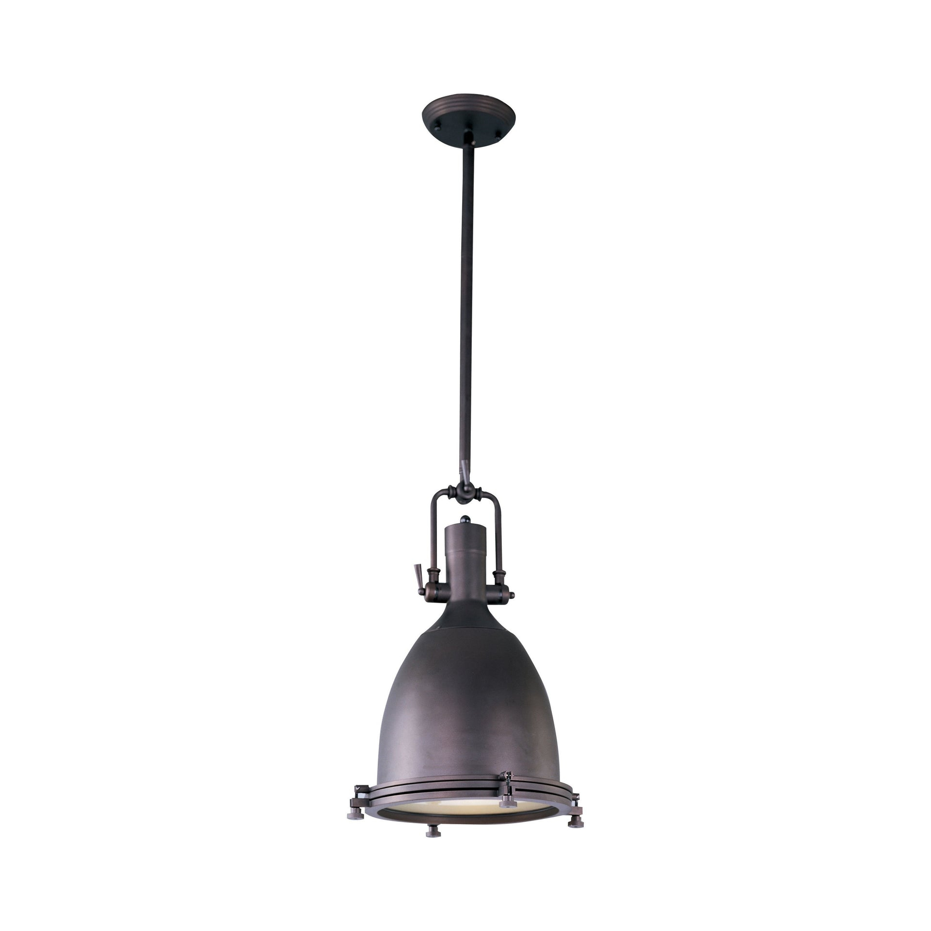 -One Light Adjustable Pendant In Modern Style-14.25 Inches Wide By 23.5 Inches High-Satin Nickel Finish Maxim Lighting 25104Ftsn