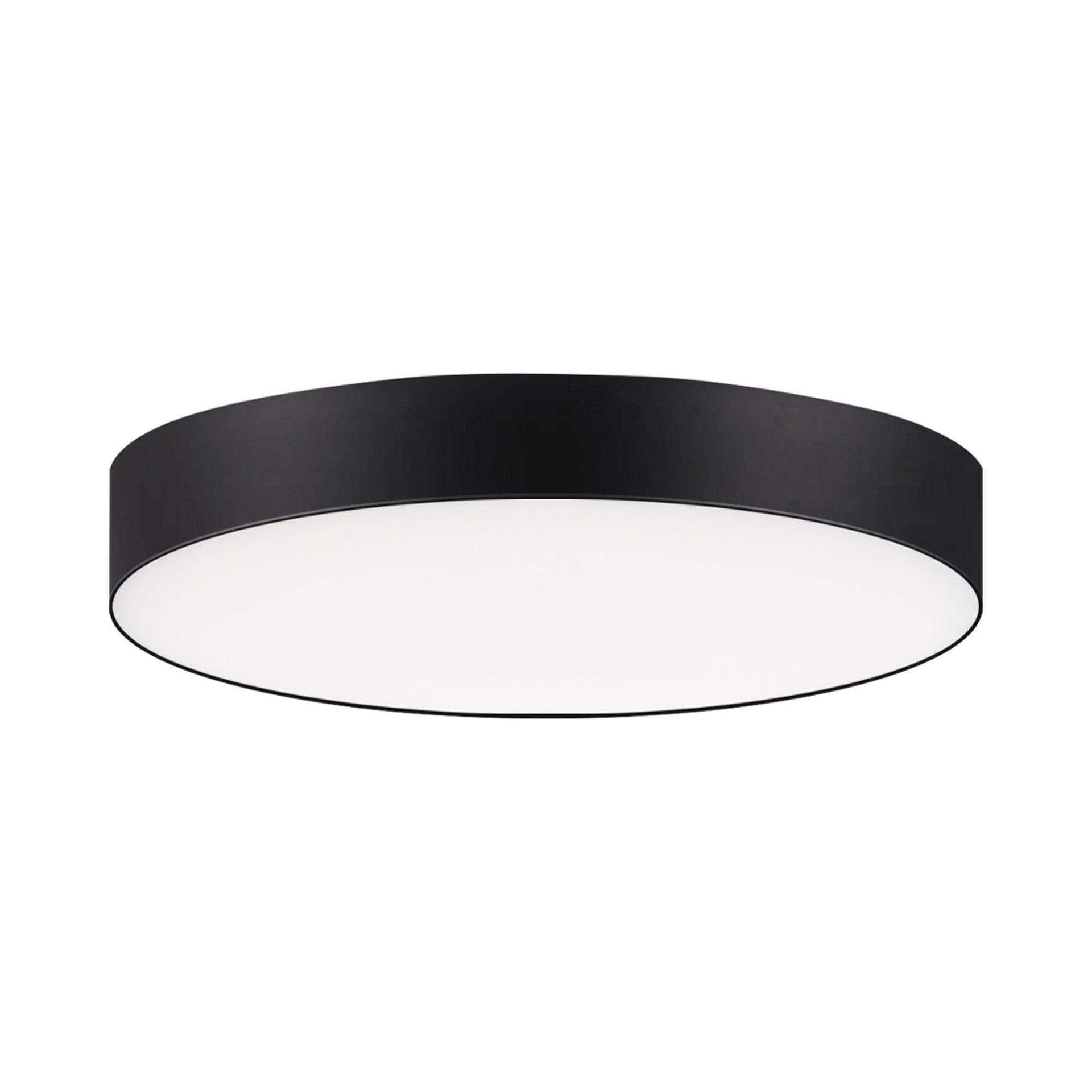 Maxim 57660Wt Trim 5" Wide Integrated Led Flush Mount Ceiling Fixture - Black