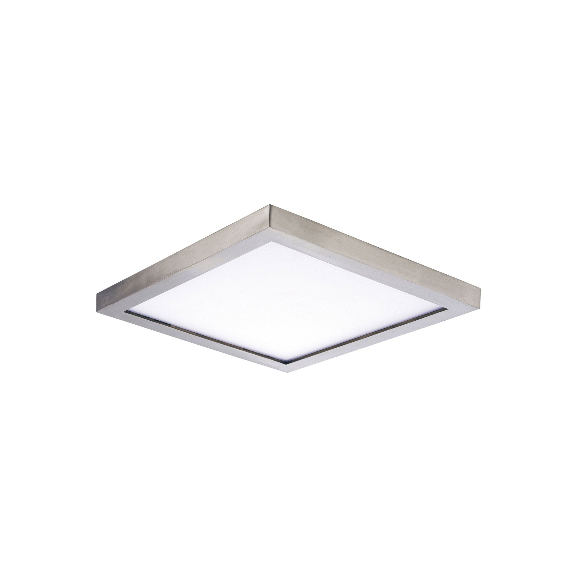 Maxim 57720 Wafer 4.5" Square Indoor / Outdoor Led Ceiling Light / Wall Light - Nickel
