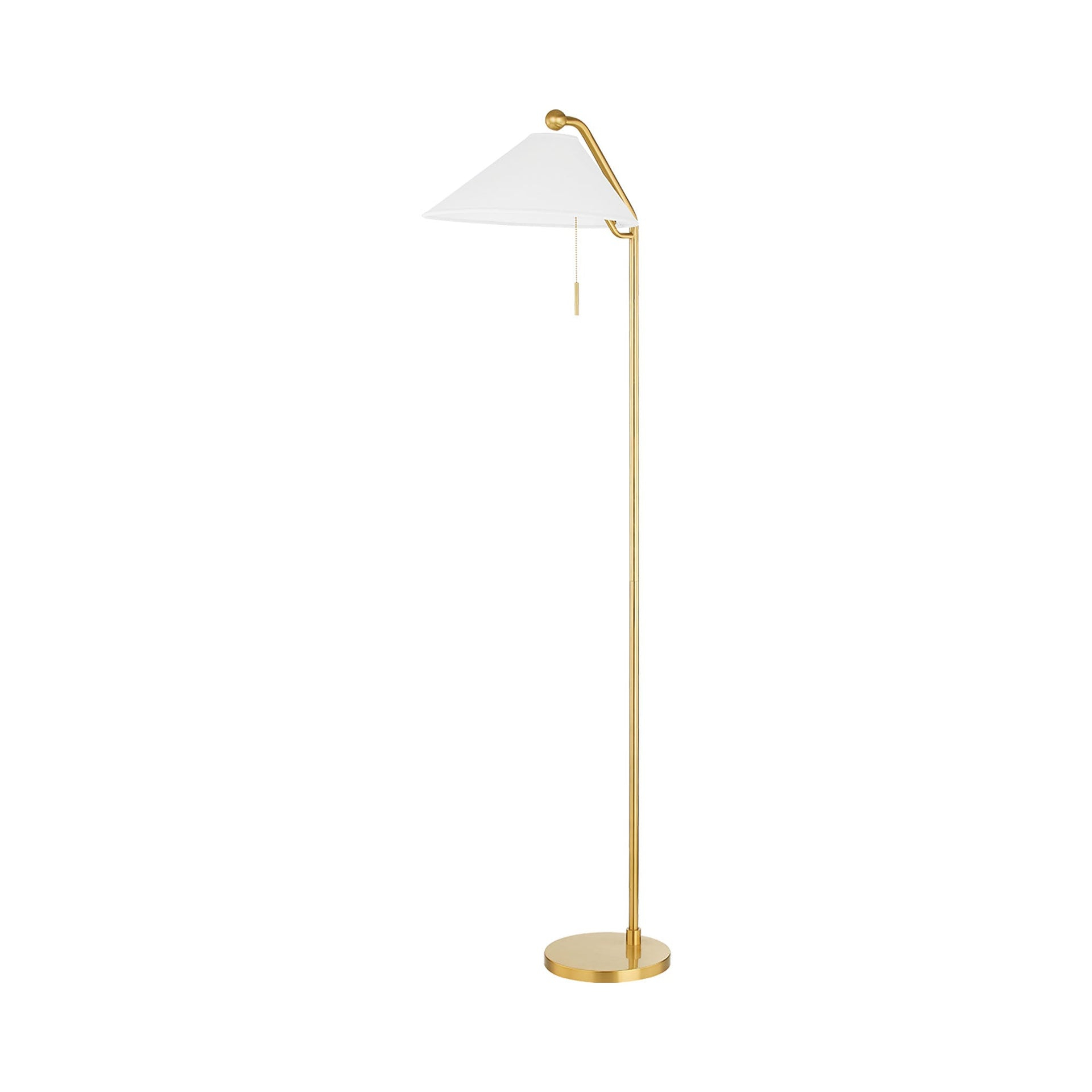 Rex Floor Lamp - Antique Brass