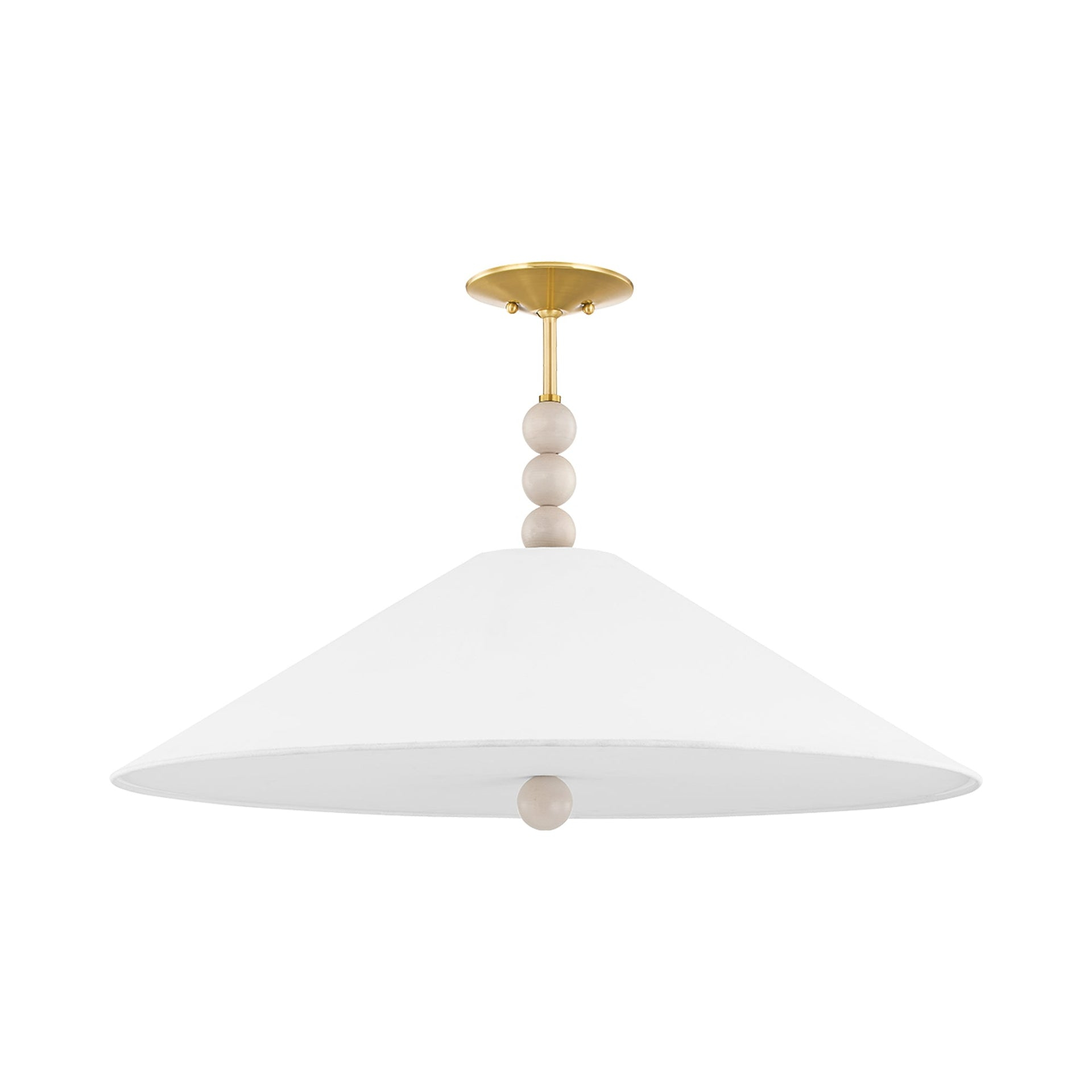 Barbes Pendant Light - White / 30" Dia