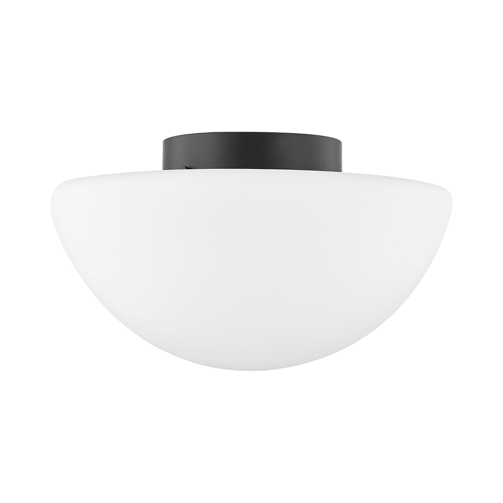 Osip Flush Mount - Black / 17" Dia