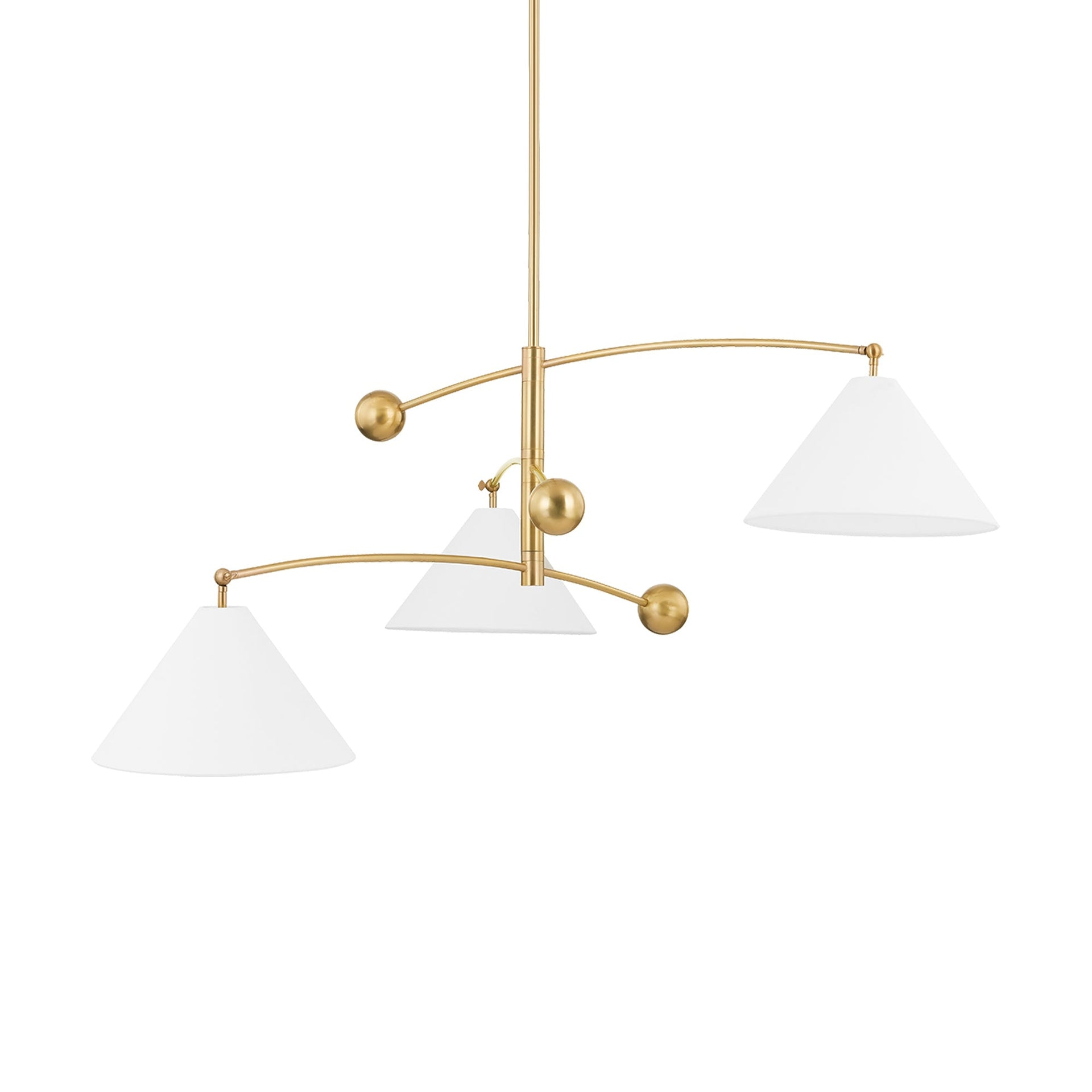 Bjorn Chandelier - Antique Brass / 55"W