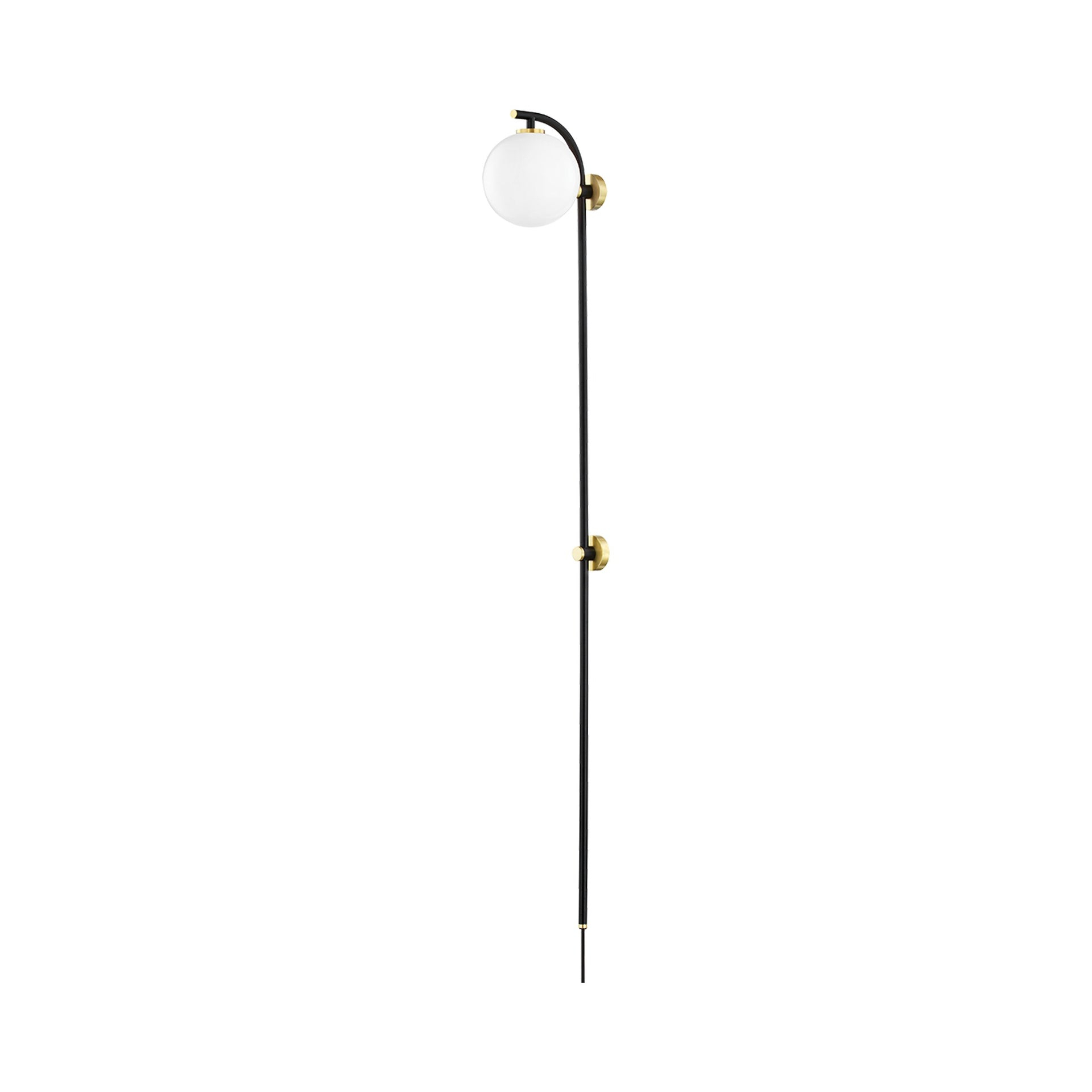 Mitzi Faye 1 - Light Sconce in  Aged Brass/Soft Black