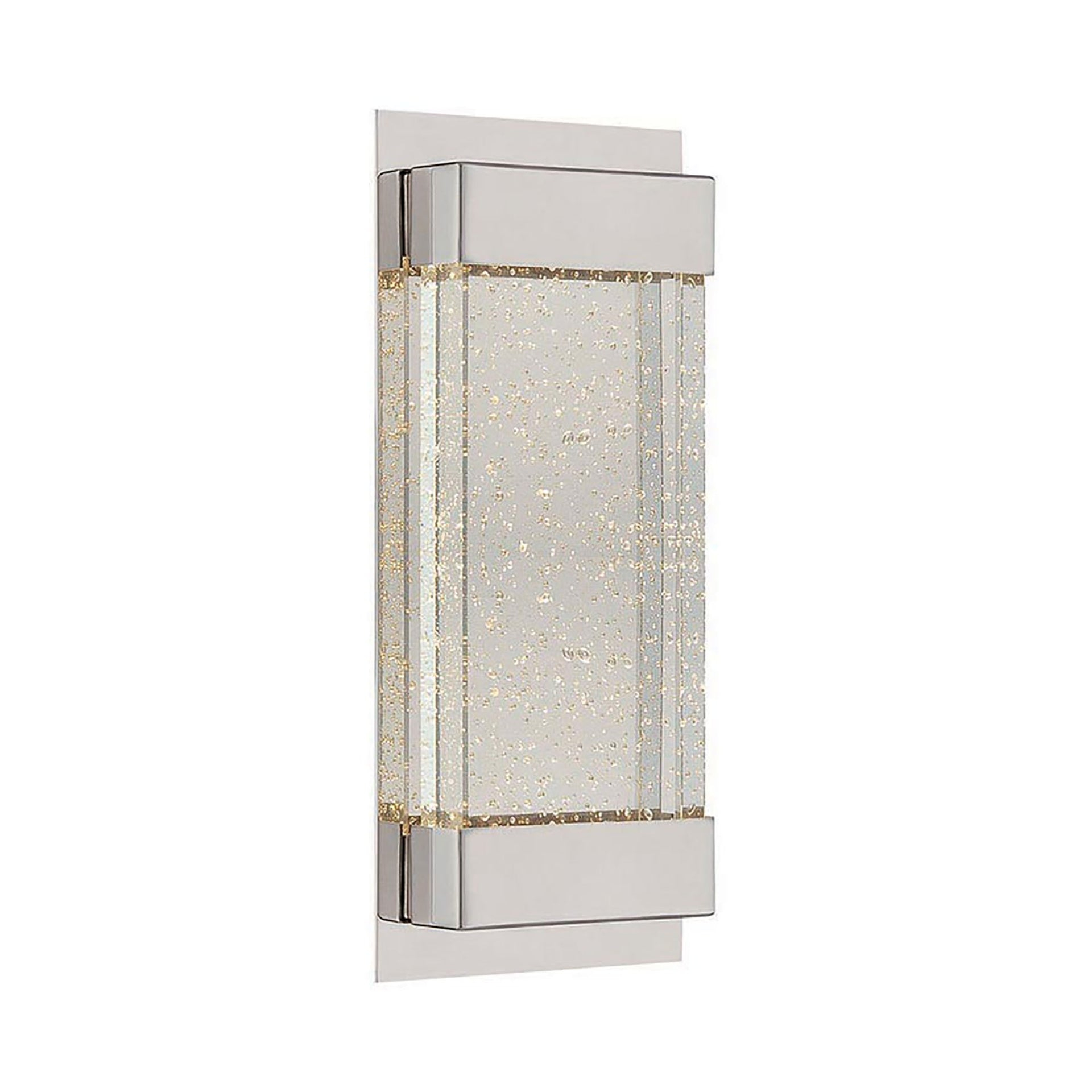 WAC Lighting Mythical 13" 1-Light LED 3000K Aluminum Wall Sconce in Nickel