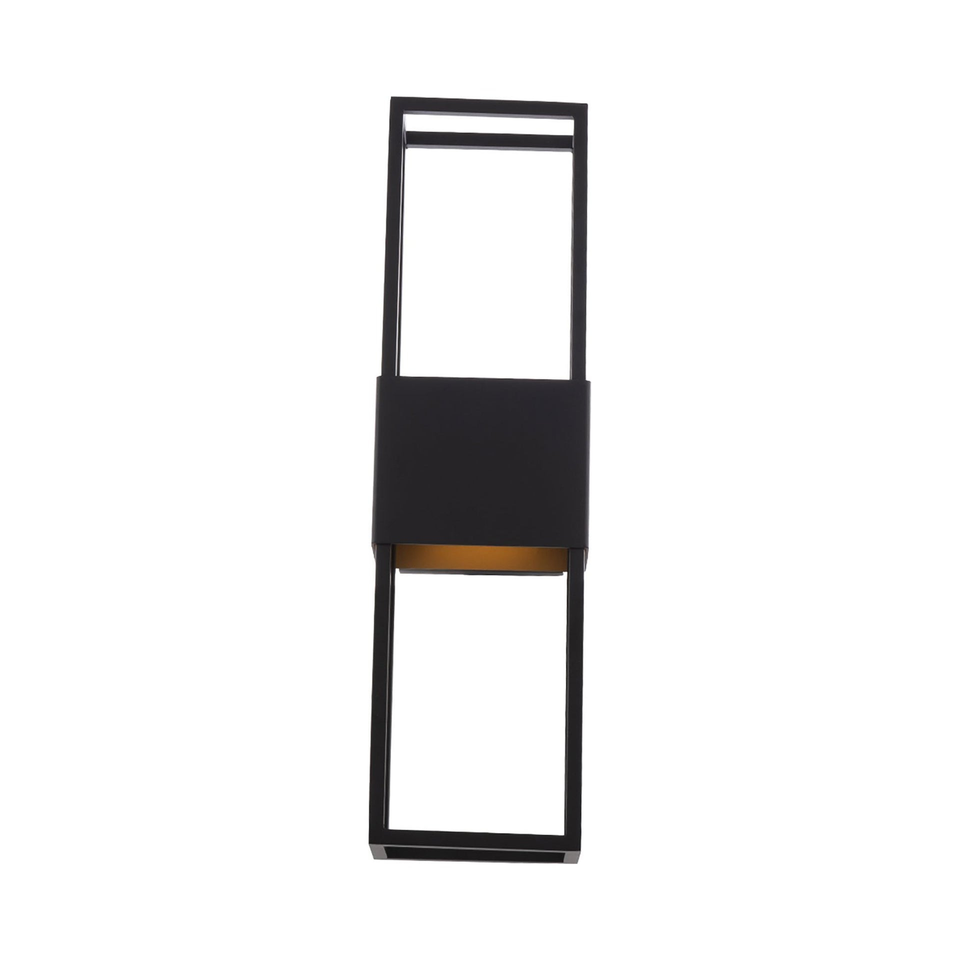 Nightvision Black & Gold LED 2-Light Dimmable Sconce
