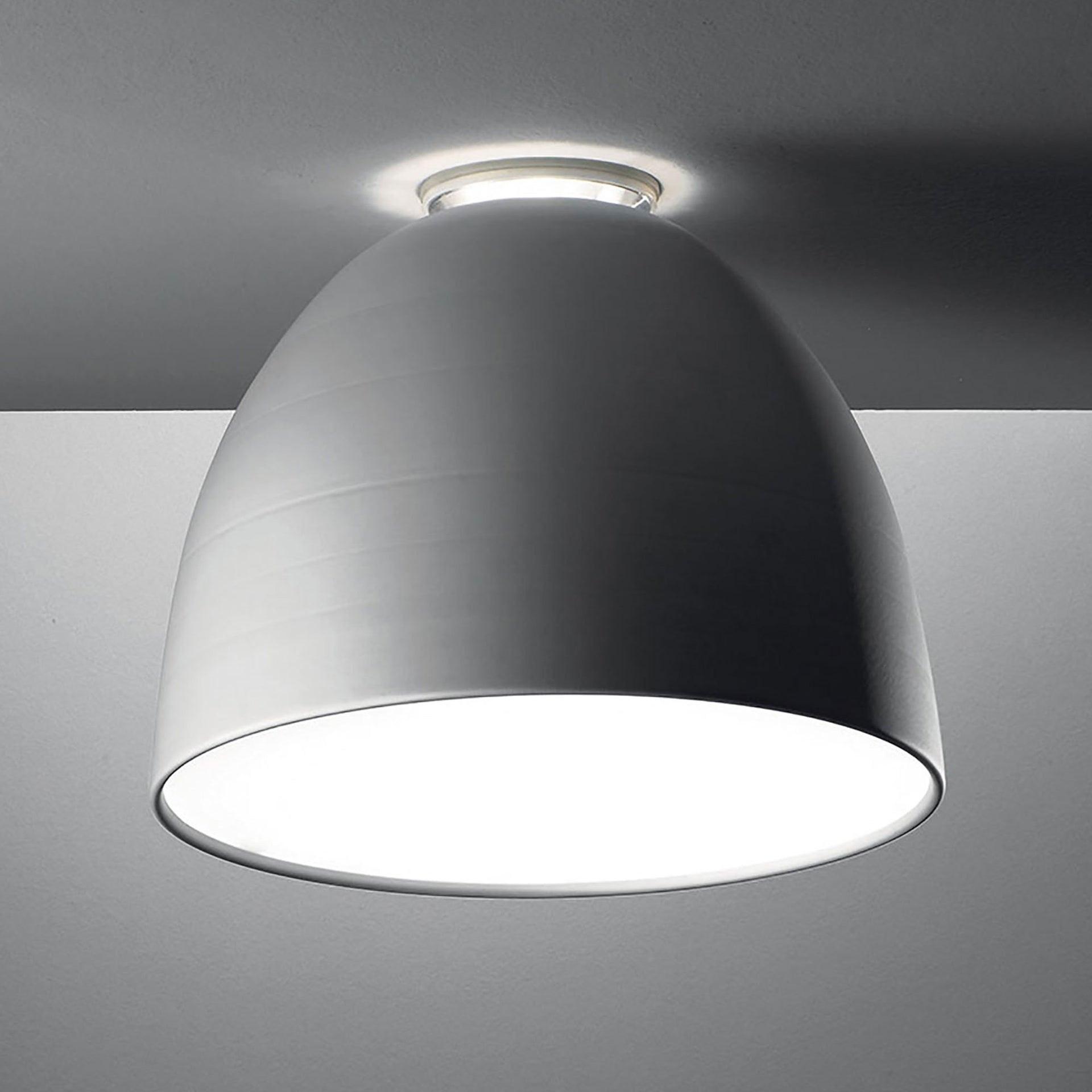 Nur Mini Bowl-Shaped Aluminum LED Ceiling Light