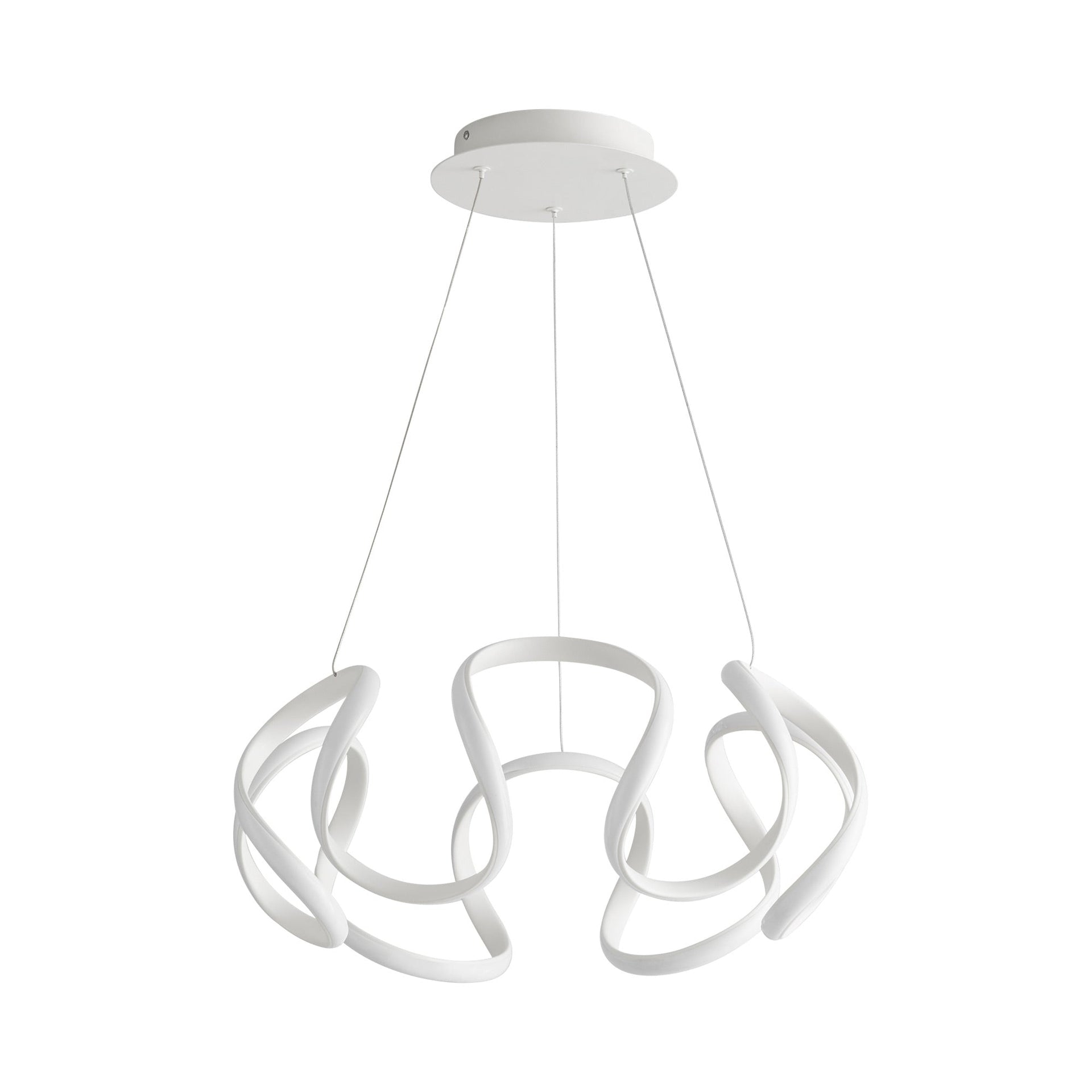 Matte White Silicone Shade LED Pendant Light for Indoor/Outdoor