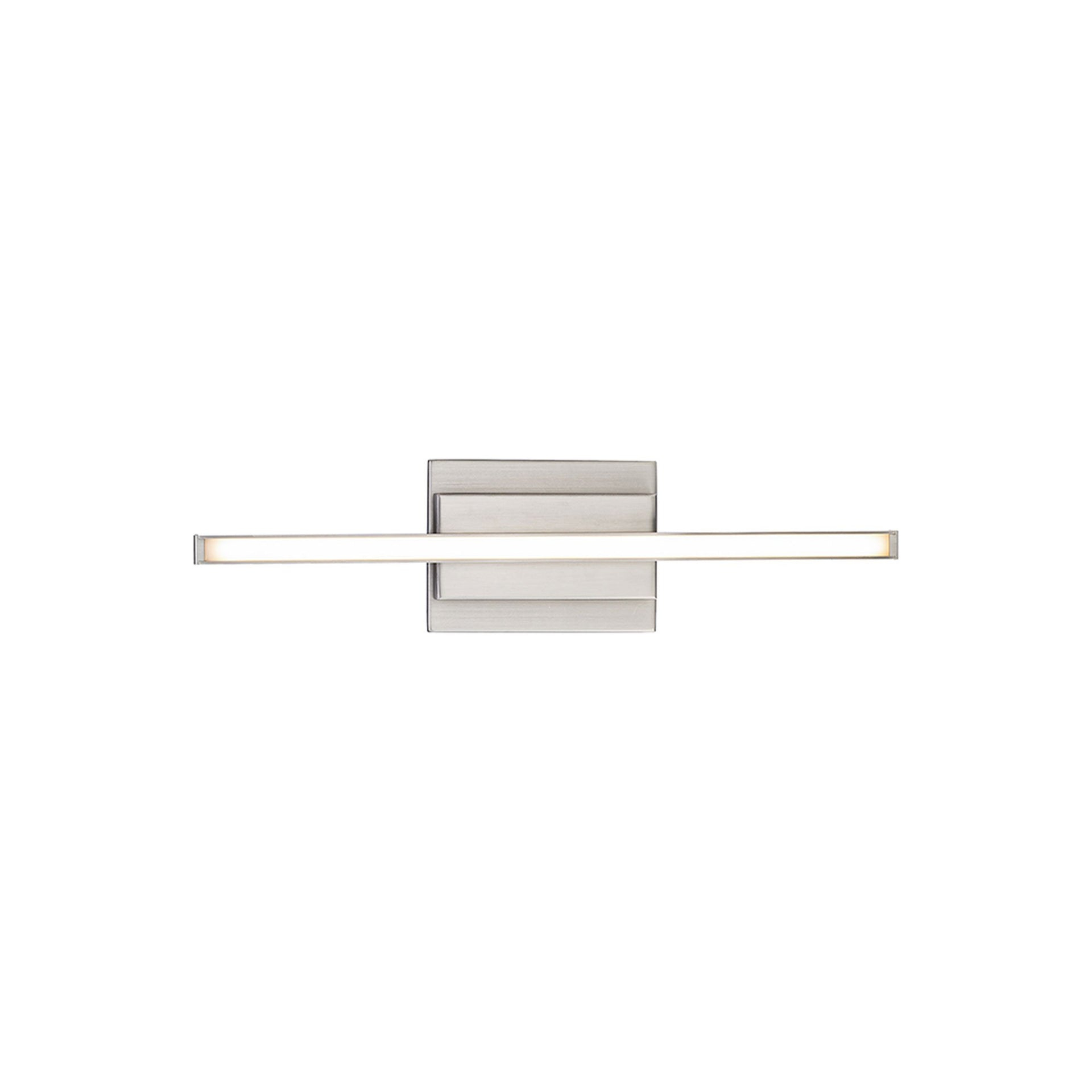 WAC Lighting Parallax 18" LED 3000K 1-Light Aluminum Wall Sconce in Nickel