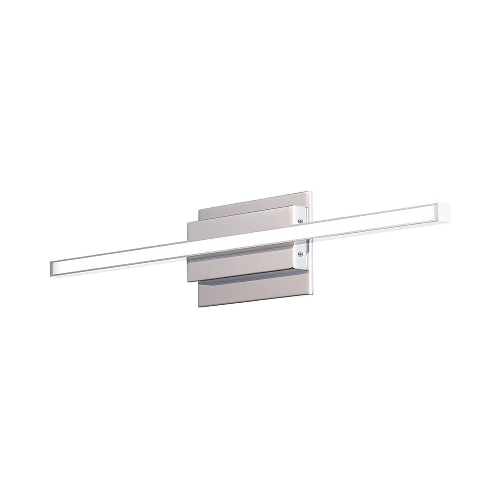 WAC Lighting Parallax 24" LED 3000K Aluminum Bathroom Vanity Light in Chrome