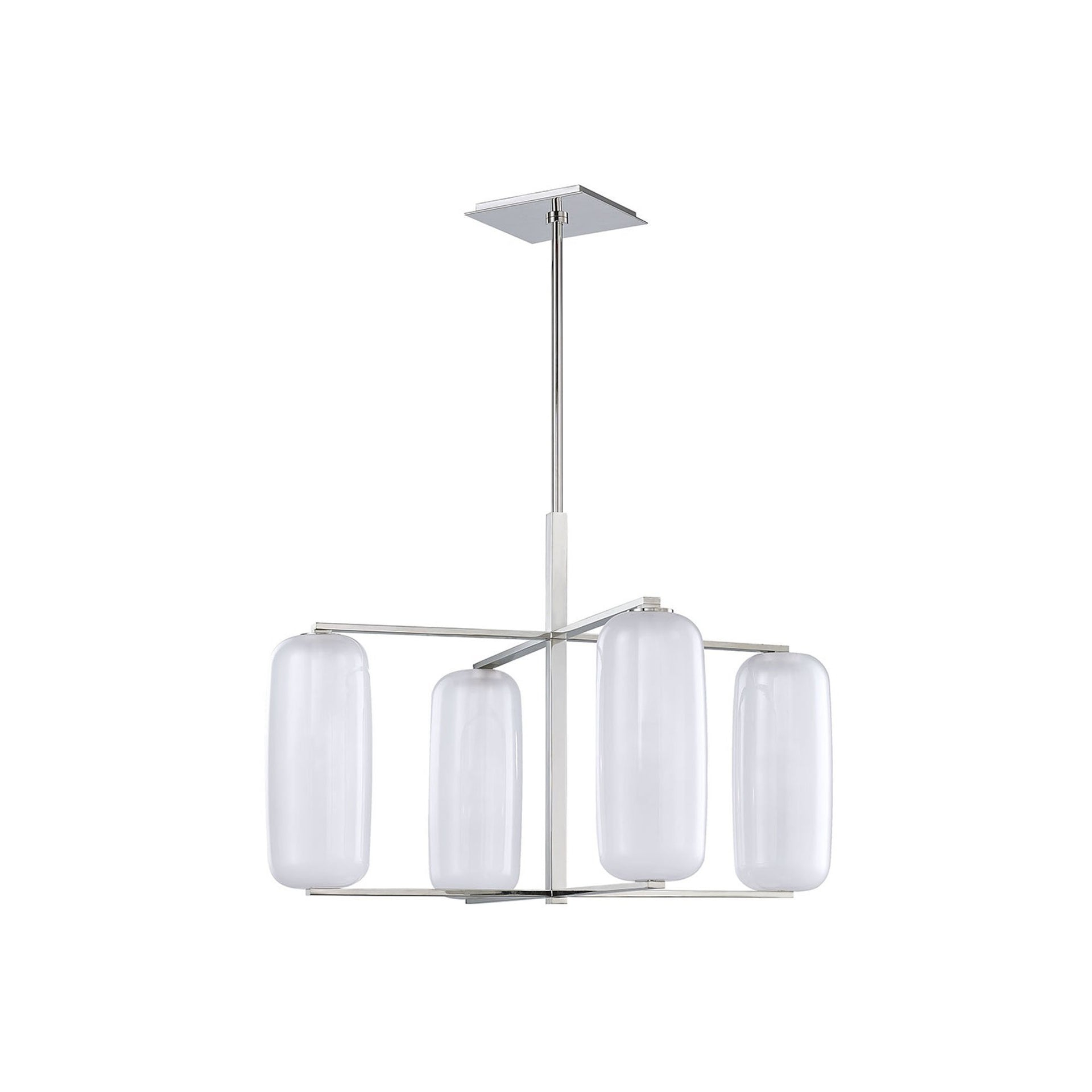Jerry Chandelier - Polished Nickel / 4 Light