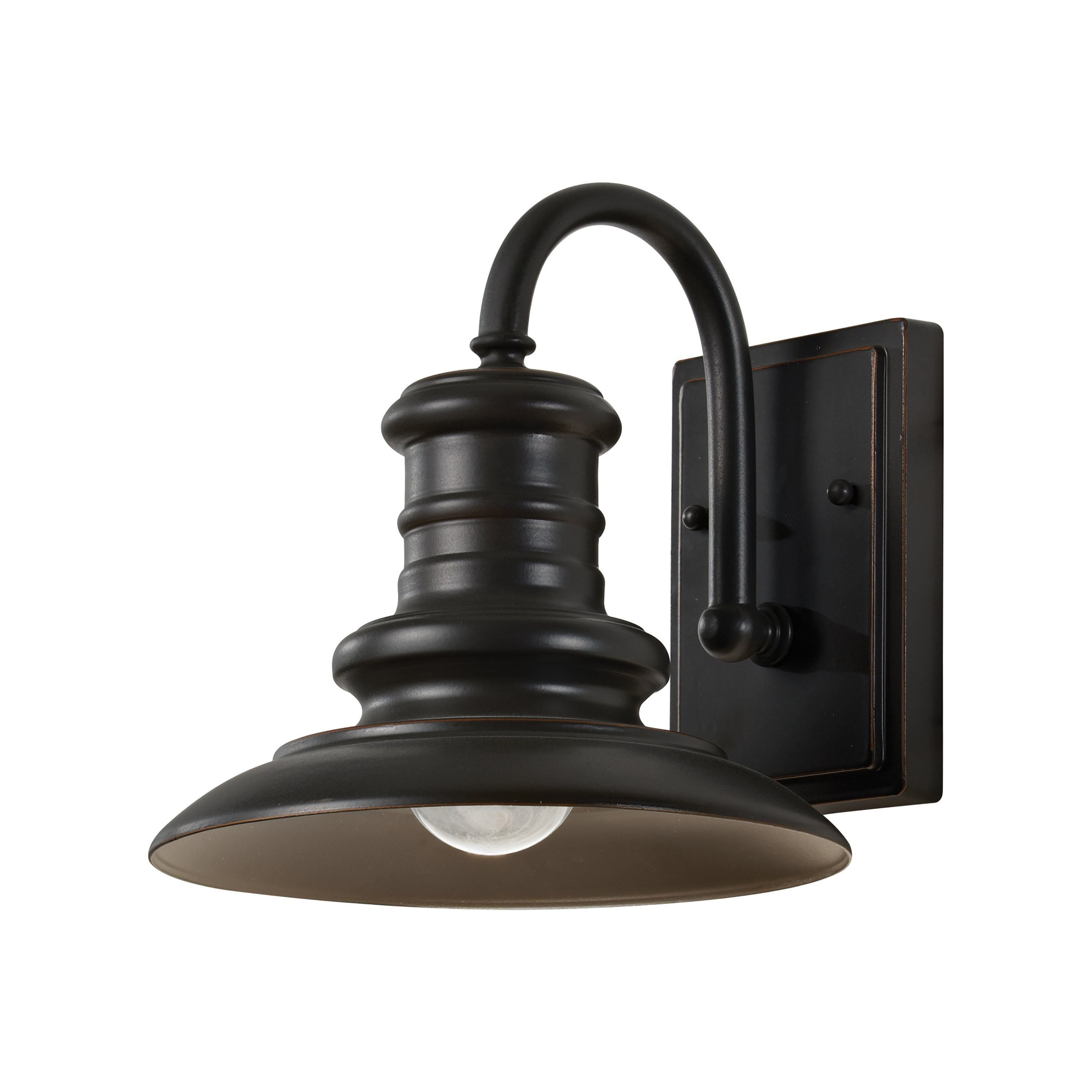 Textured Black 16" Bronze Outdoor Wall Lantern