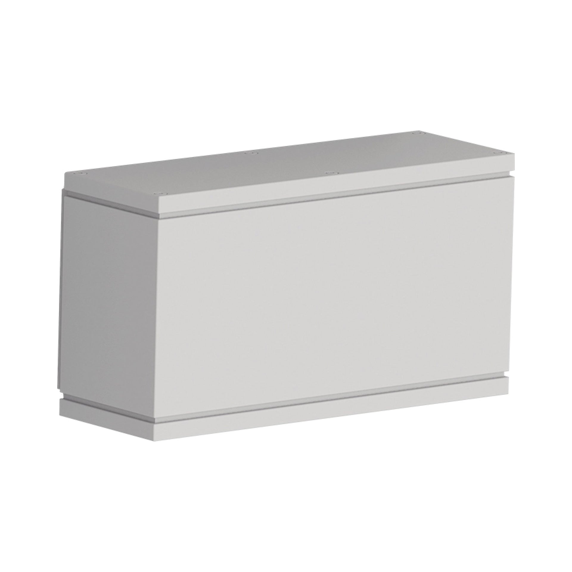 Rubix Brushed Aluminum Dimmable LED Outdoor Wall Light
