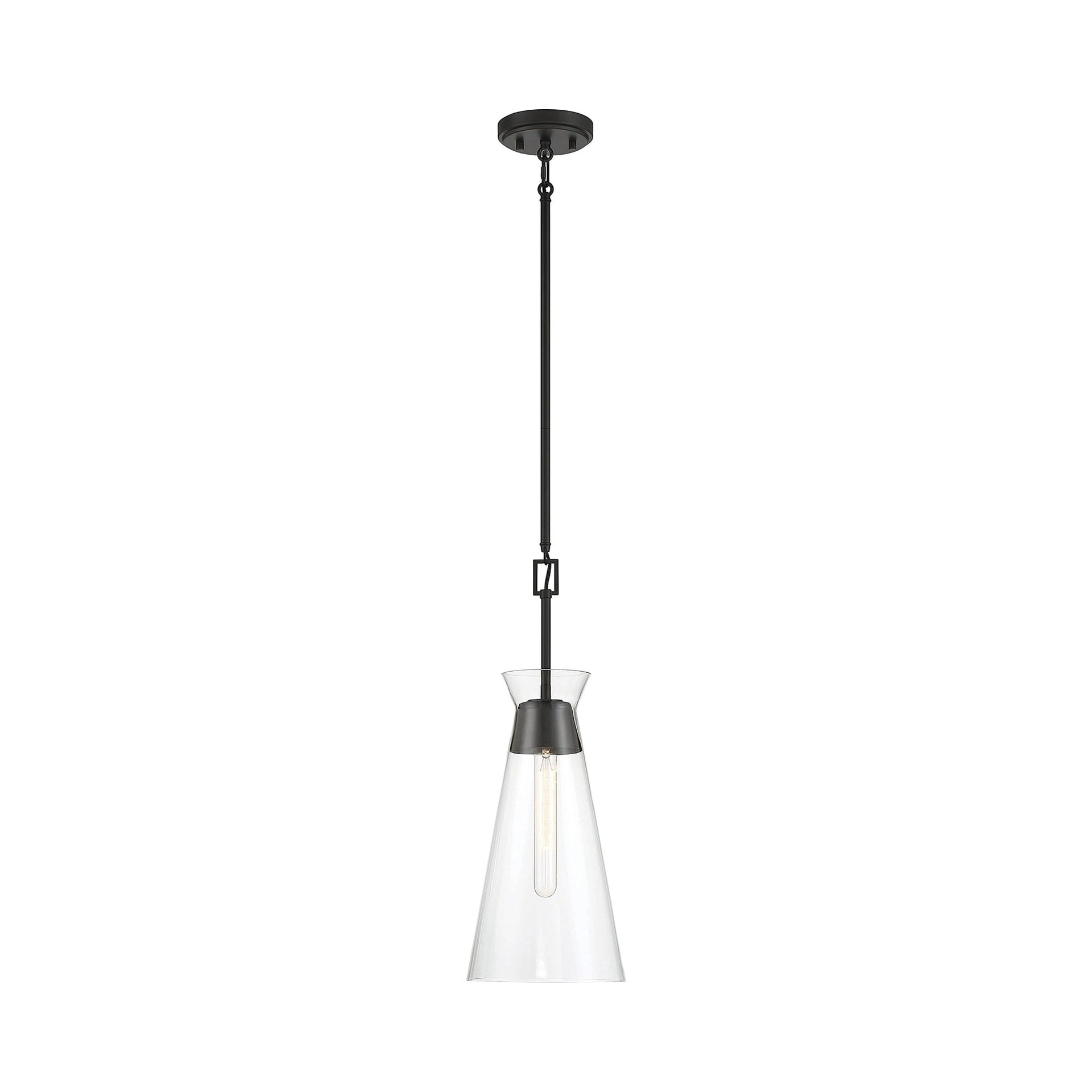 Savoy House Lakewood 1 - Light Pendant ,  Matte Black