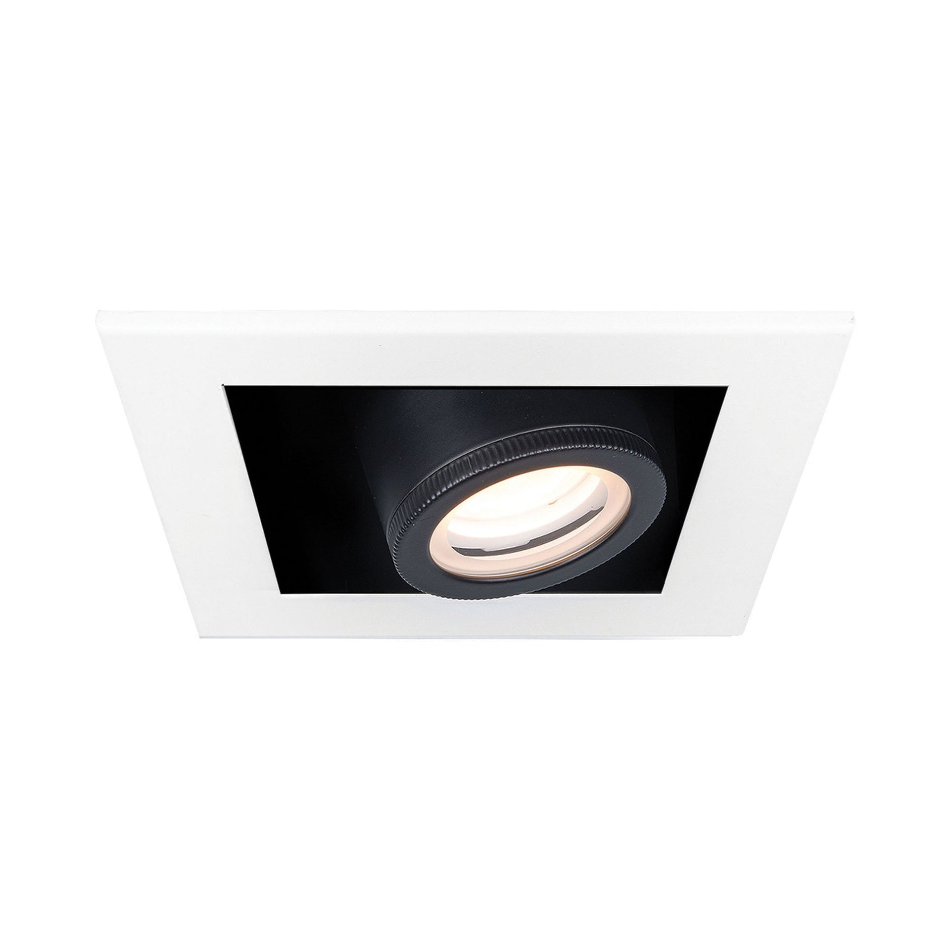 Black Aluminum Indoor/Outdoor LED Light with Amber Mouth Blown Glass