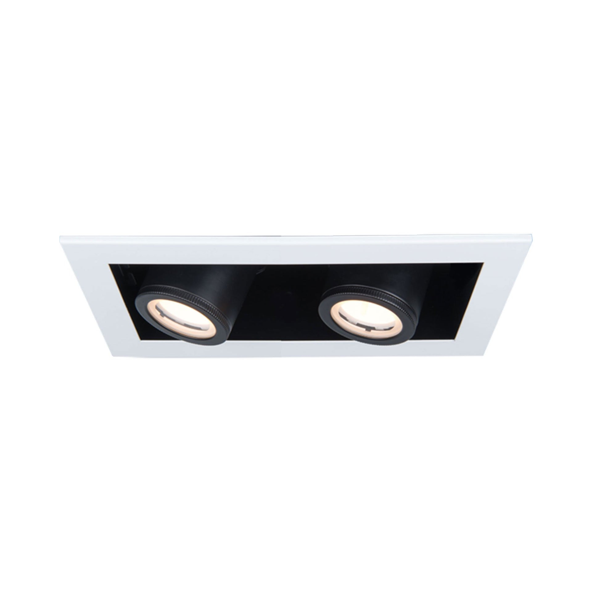 MT-4210T-927-WTBK-WAC Lighting-Silo Multiples - 18.5 Inch 20W 2 LED New Construction IC-Rated Airtight Housing with Light Engine-White/Black