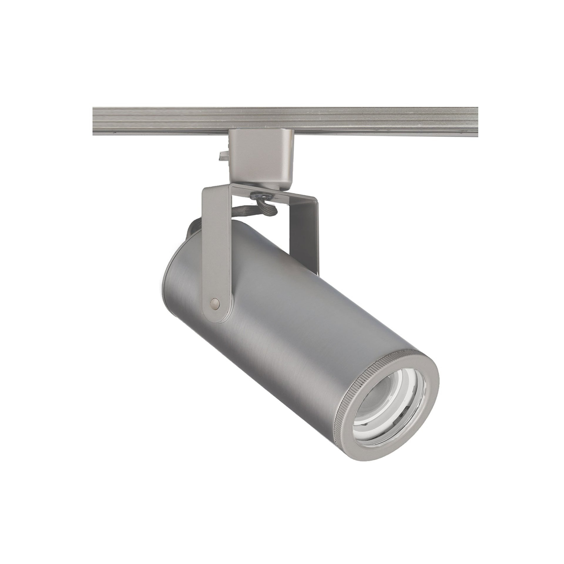 Sleek Brushed Nickel 6" Silo LED Track Luminaire with BeamShift