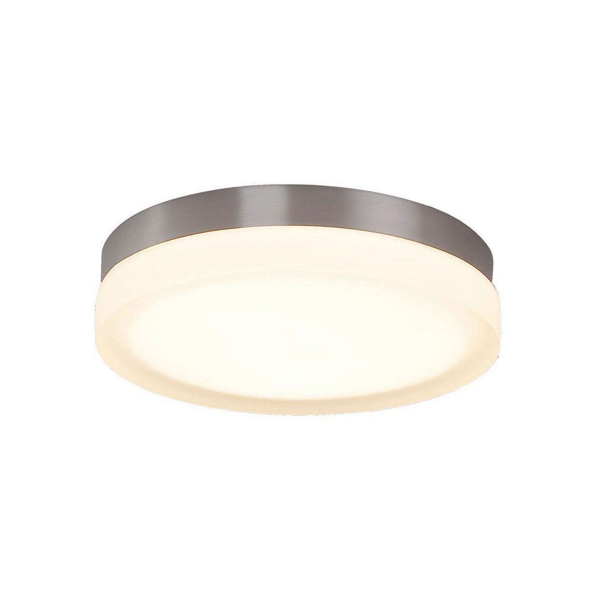 WAC Lighting Slice 9" LED 2700K Round Aluminum Flush Mount in Brushed Nickel