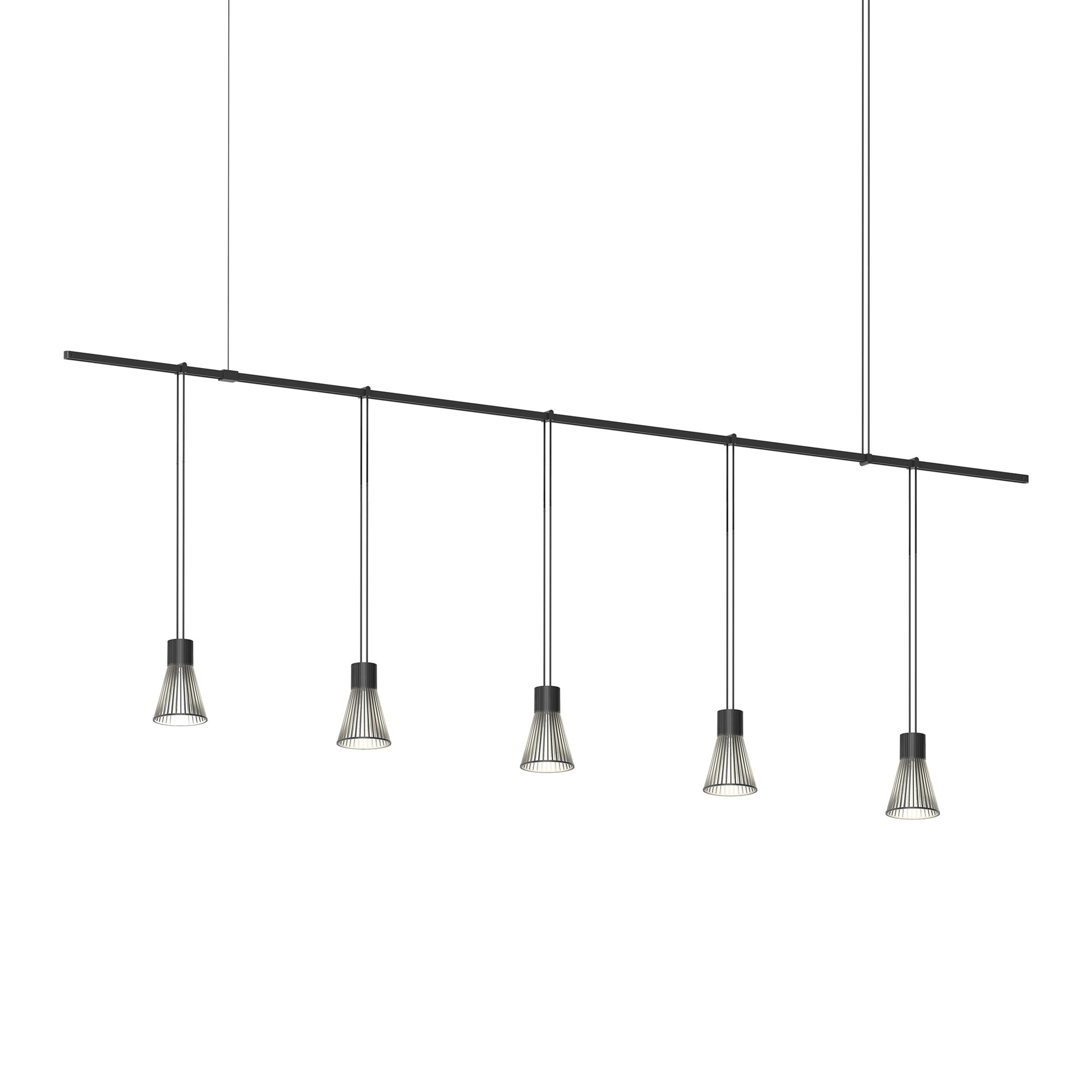 Suspenders® 5 - Light Satin Black LED Kitchen Island Pendant