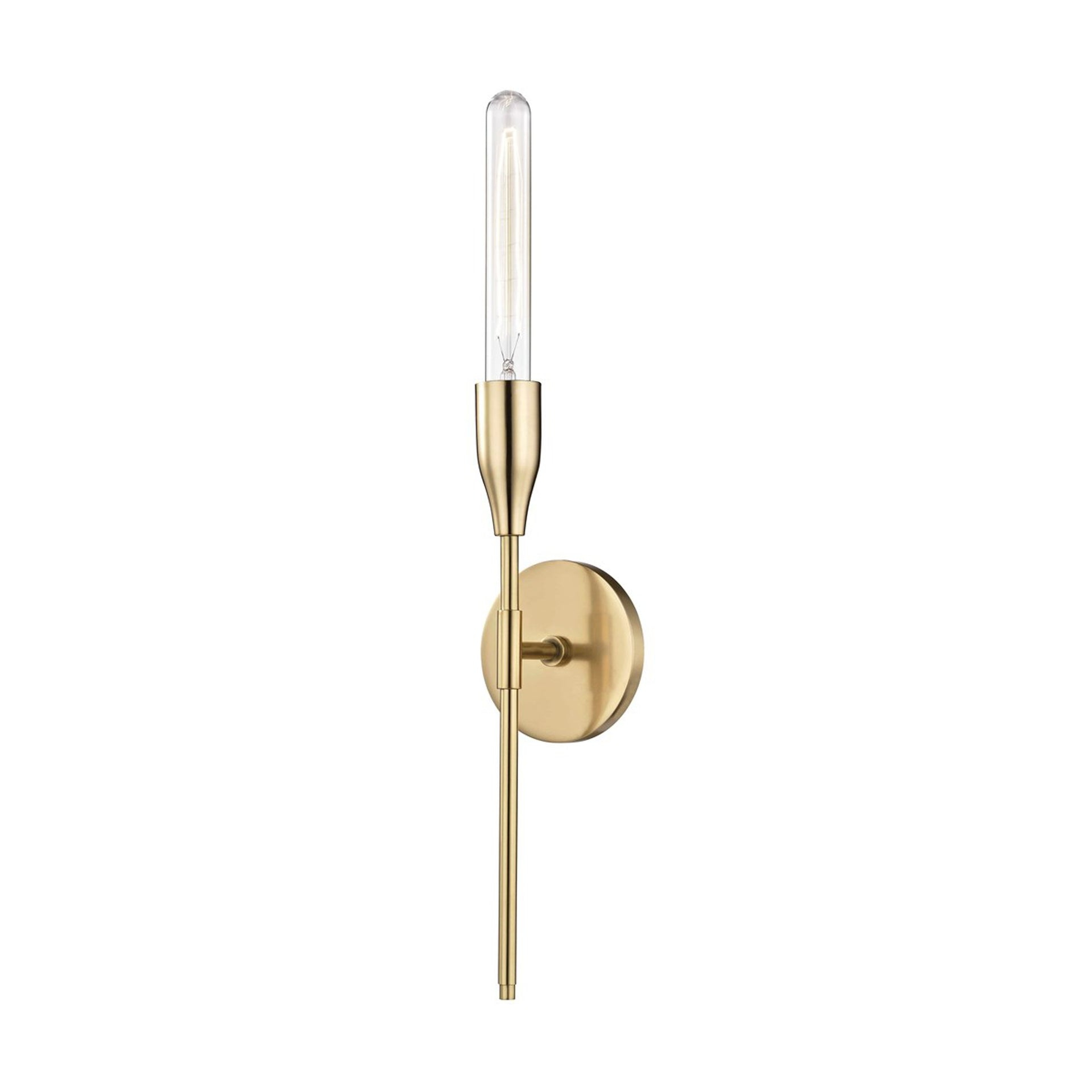 Mitzi H116101 Tara 1 Light 23-1/2" High Wall Sconce - Brass