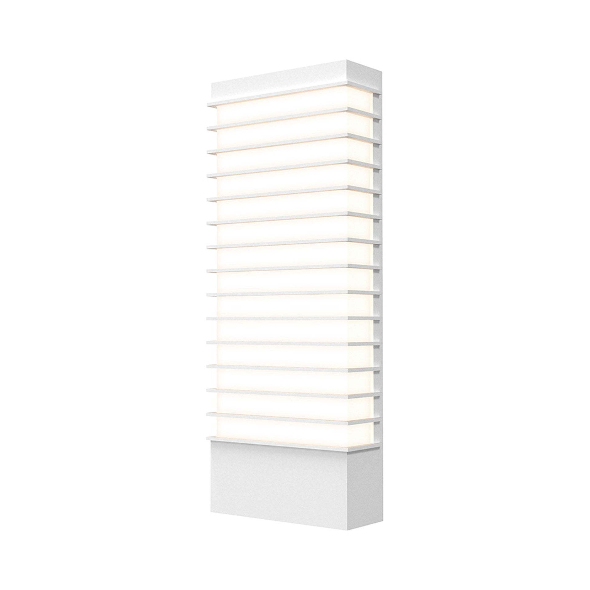 White Dimmable LED Wall Sconce with Acrylic Shade