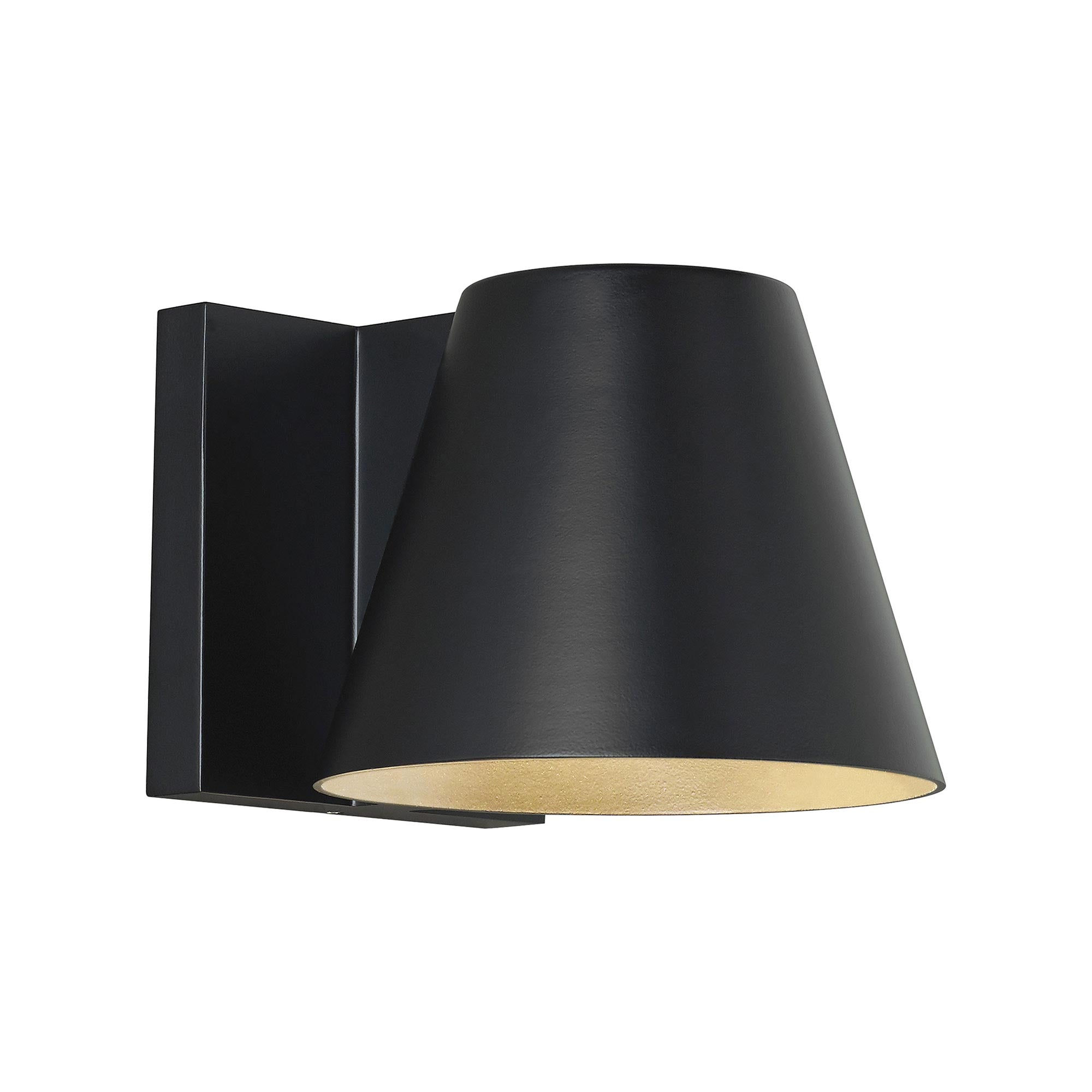 Black Aluminum Dimmable LED Outdoor Wall Sconce