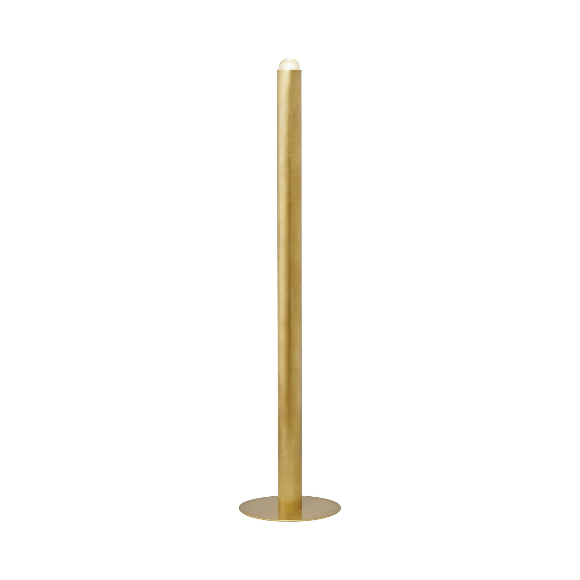 Ebell 65.9'' Natural Brass Outdoor Chandelier-Style LED Floor Lamp