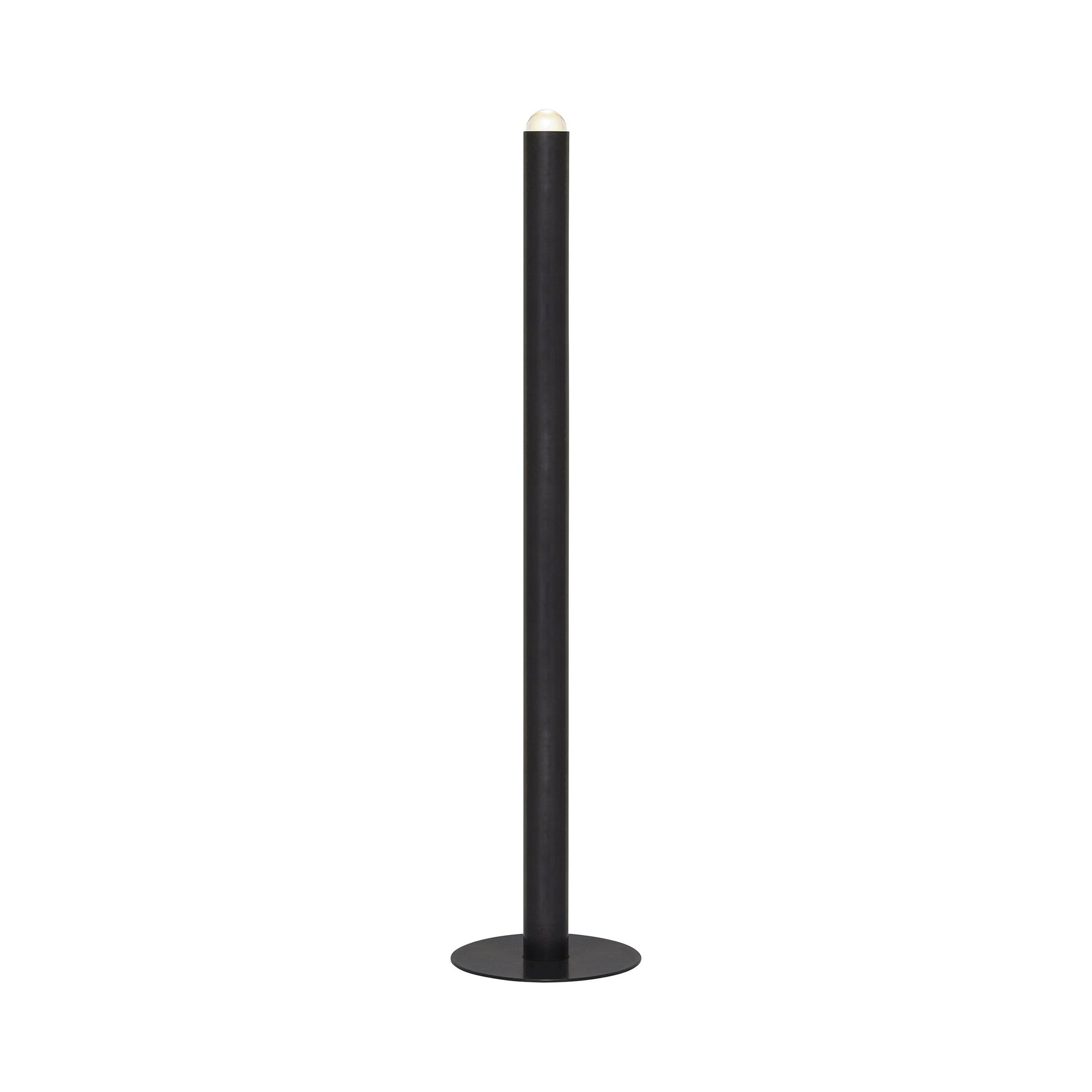 Ebell Dark Bronze Outdoor Chandelier-Style Floor Lamp with Shelf