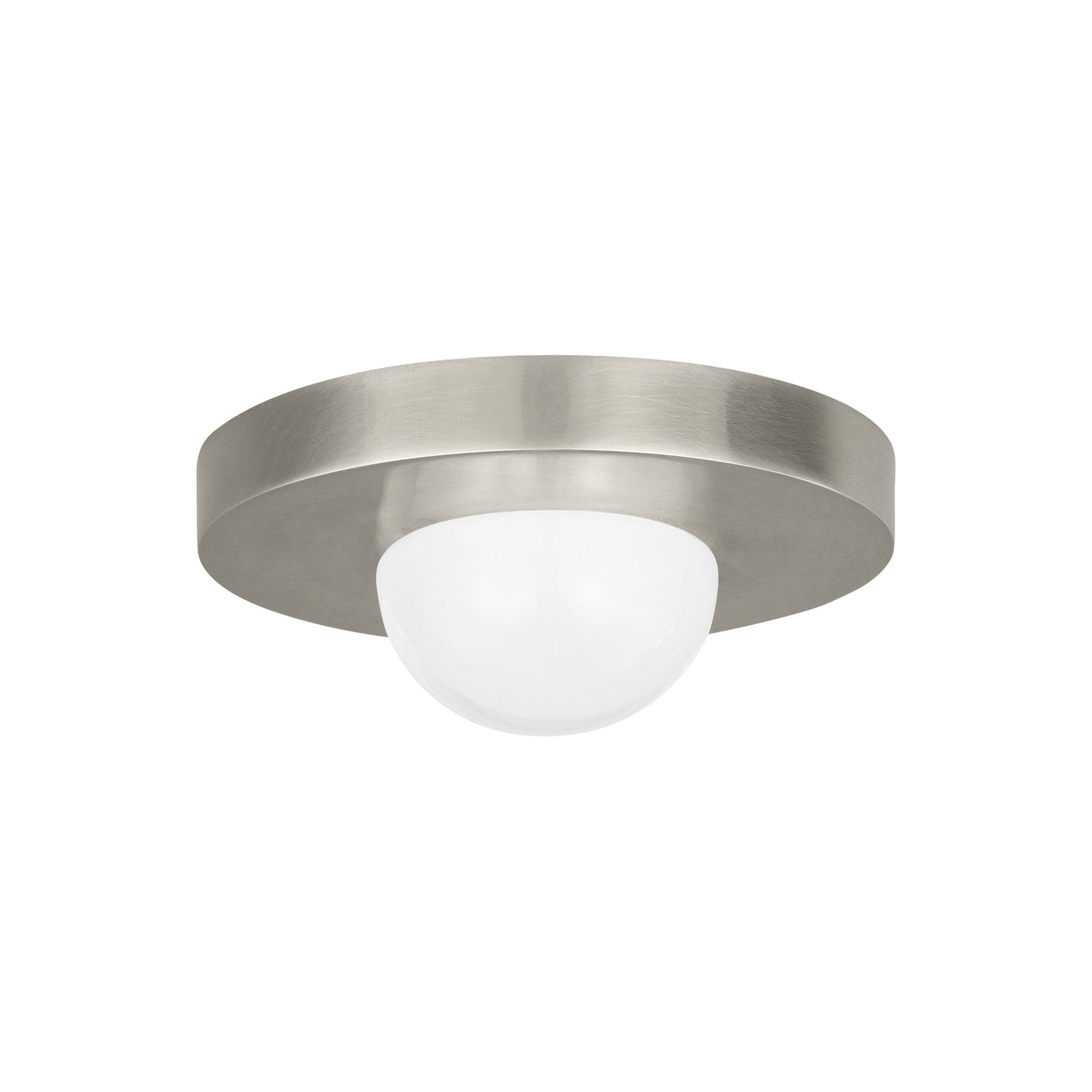 Ebell Modern Polished Nickel LED Indoor/Outdoor Flush Mount