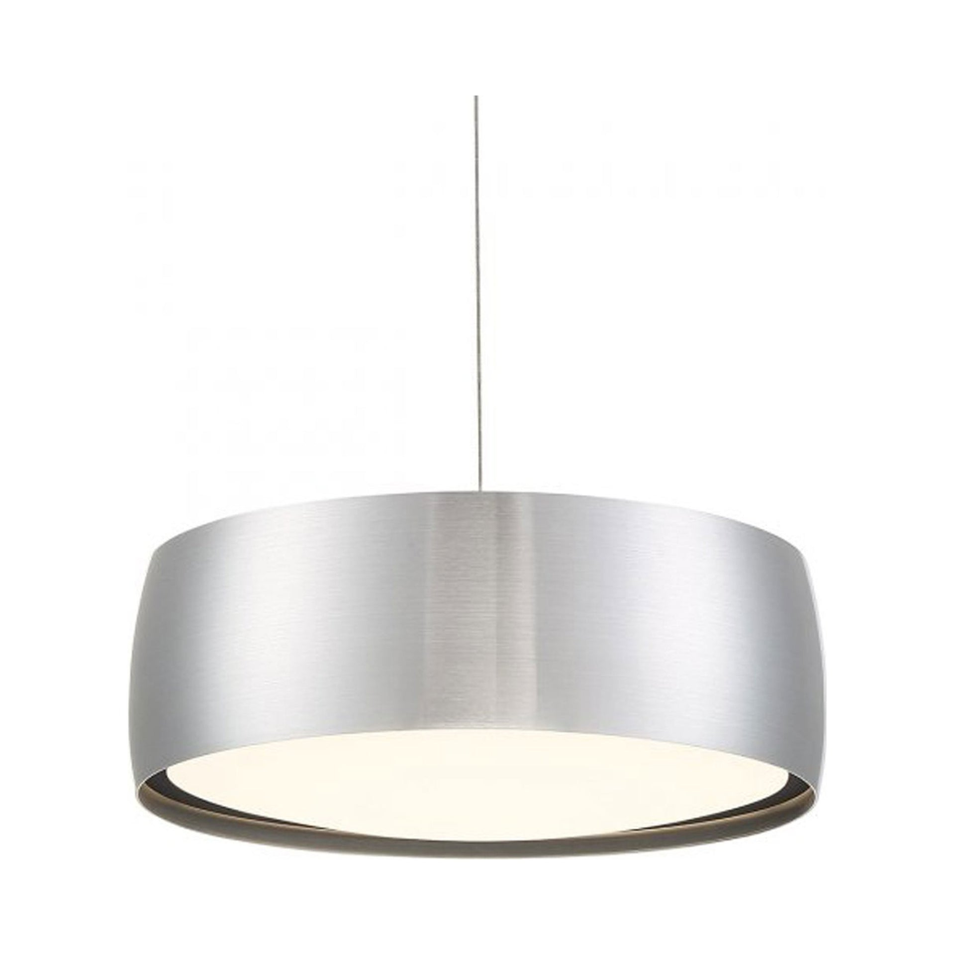 WAC Lighting Tic Toc 14" LED 3000K Contemporary Aluminum Pendant in Chrome