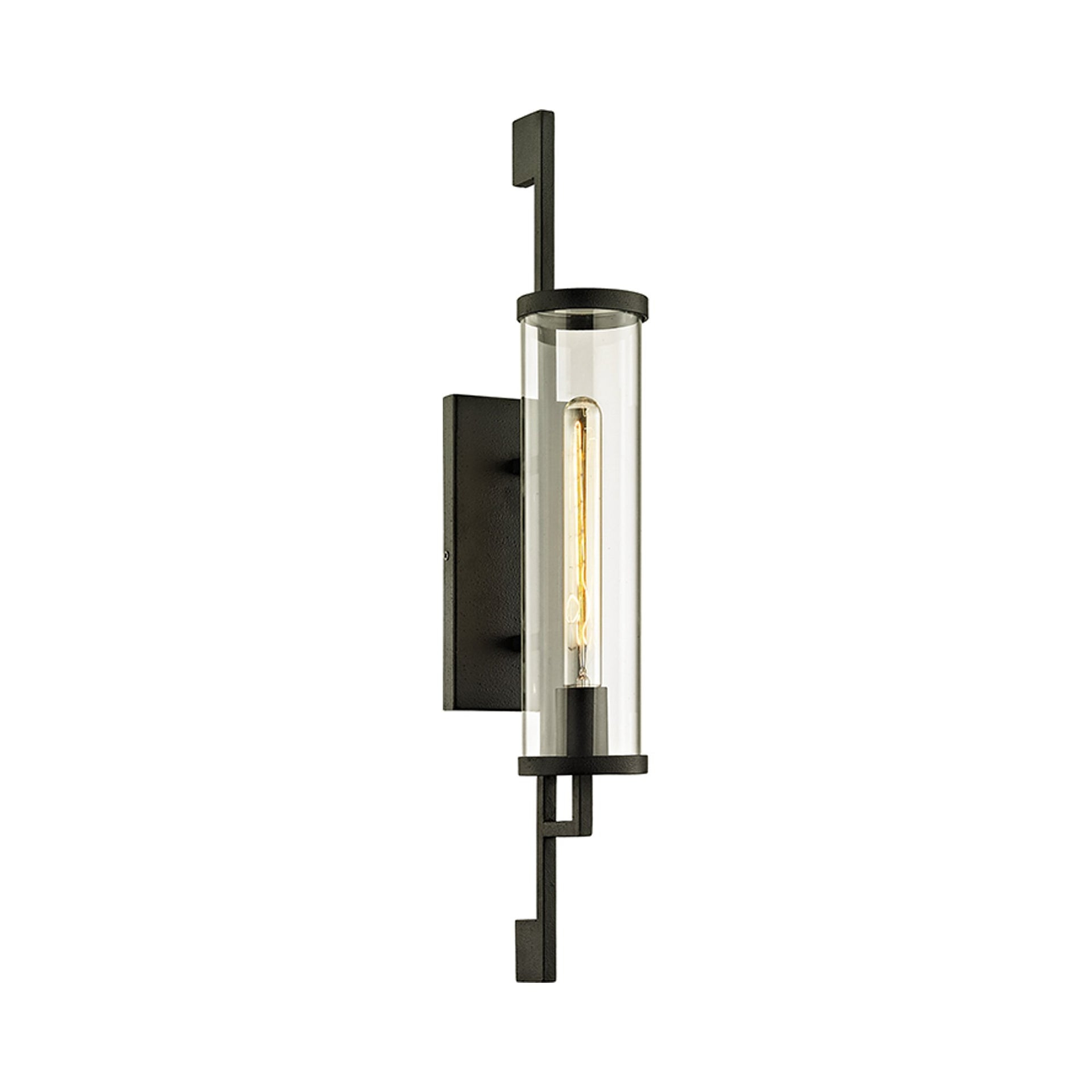 Troy Lighting Park Slope 1 - Light Wall Light in  Iron Clear Shade