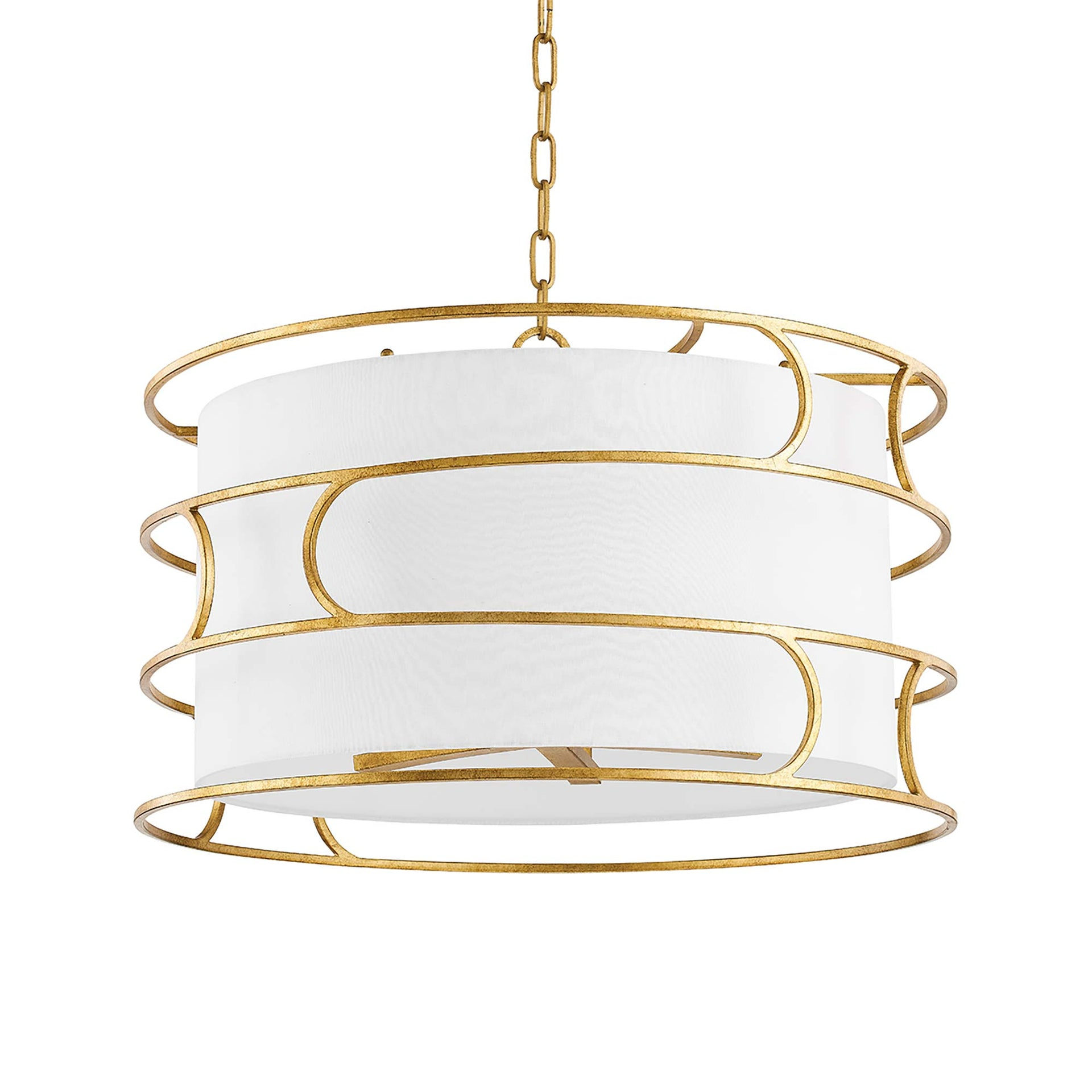 Troy Lighting Reedley 5 - Light Chandelier in  Vintage Gold Leaf