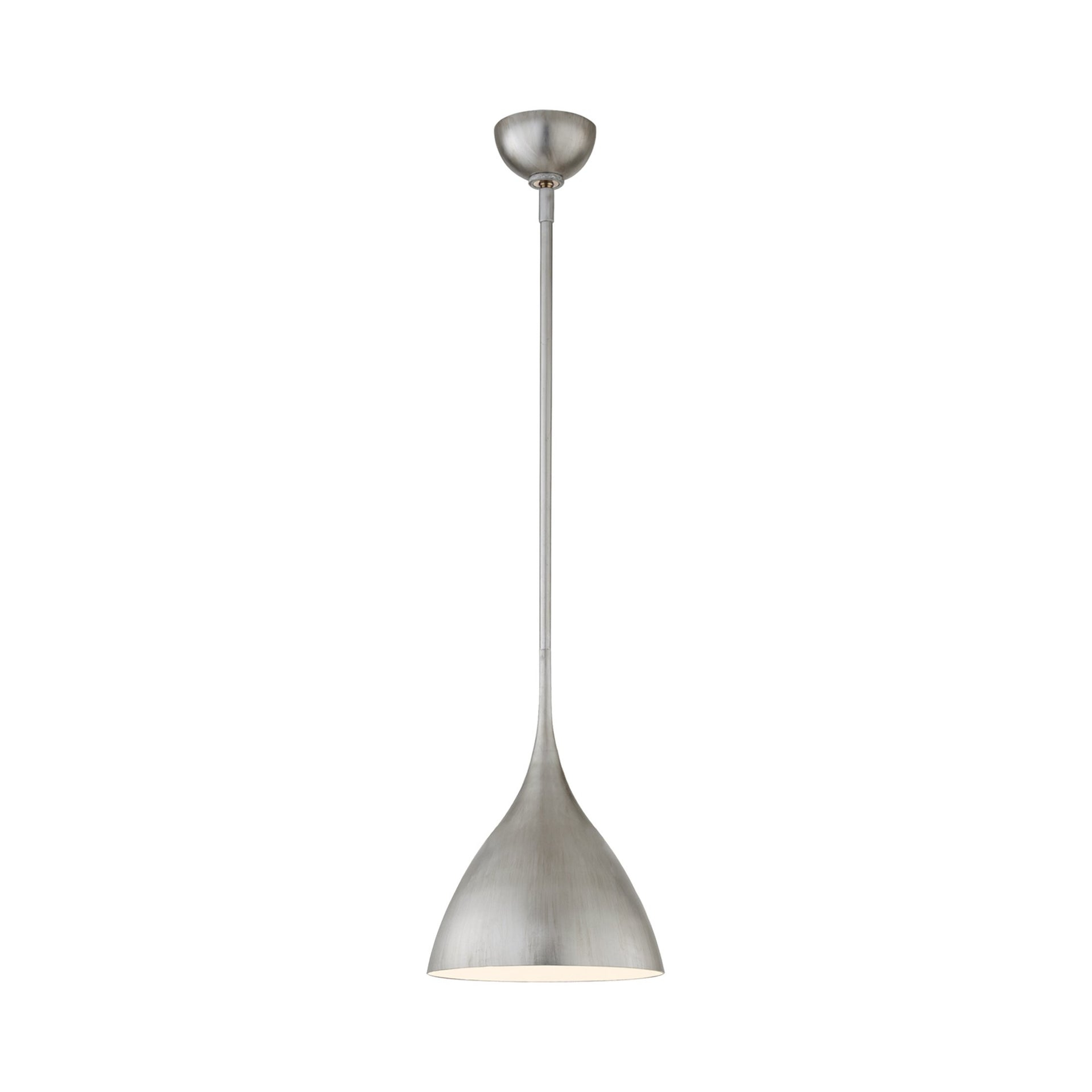 Agnes Burnished Silver Leaf 13.5" Indoor/Outdoor Pendant Light
