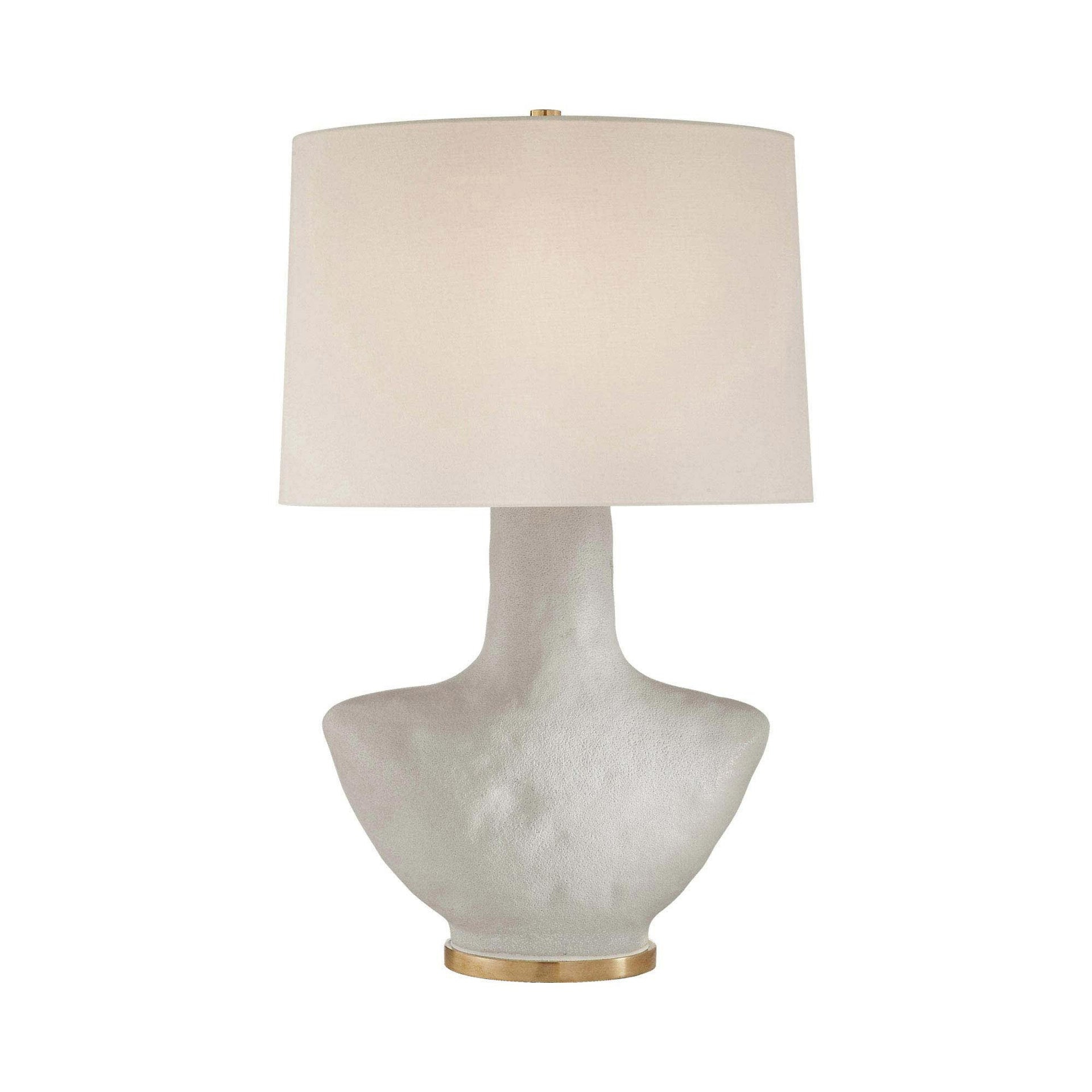 Edison 28" White Ceramic Outdoor Table Lamp