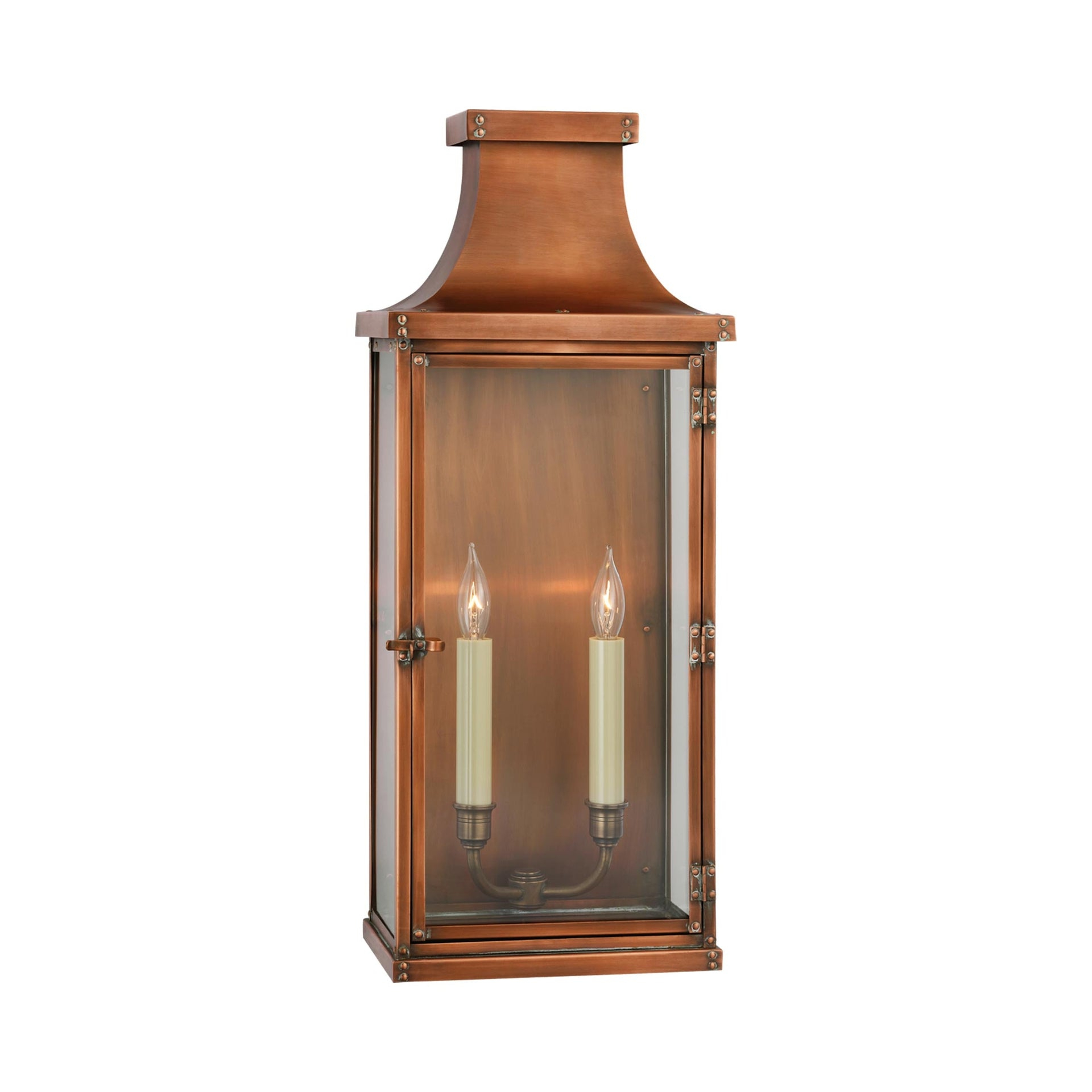 Classic Glow 24" Copper Brown Dimmable Outdoor Lantern