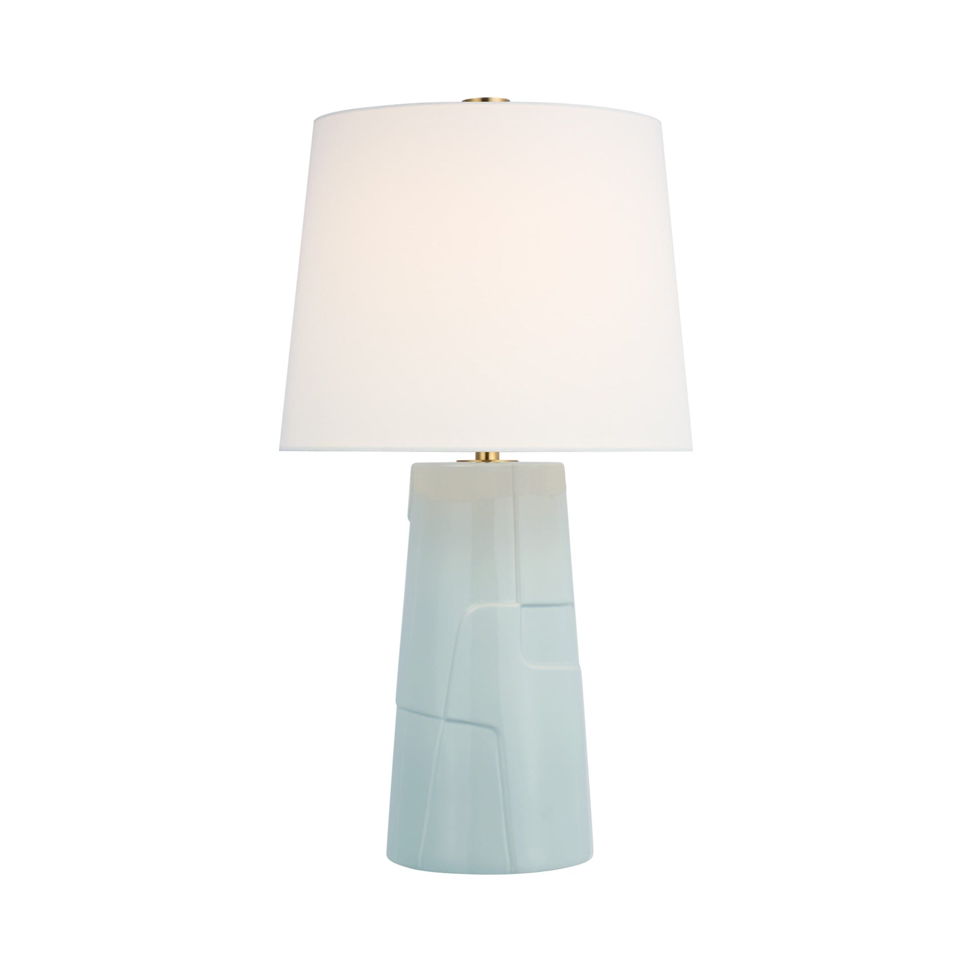 Adjustable Ice Blue Porcelain Outdoor Table Lamp