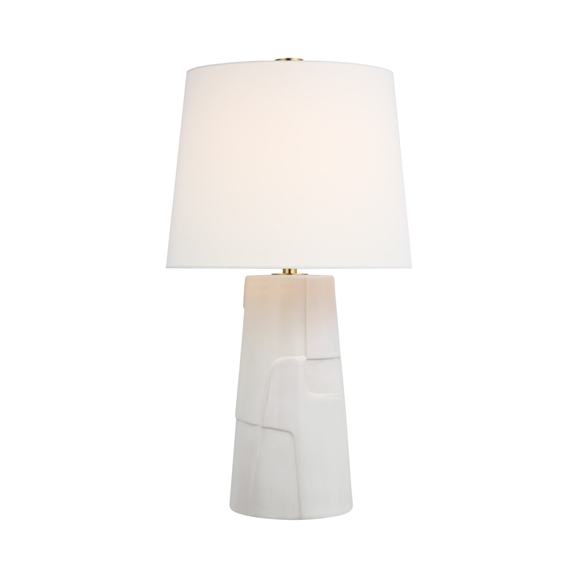 Mixed White Ceramic Adjustable Outdoor Table Lamp